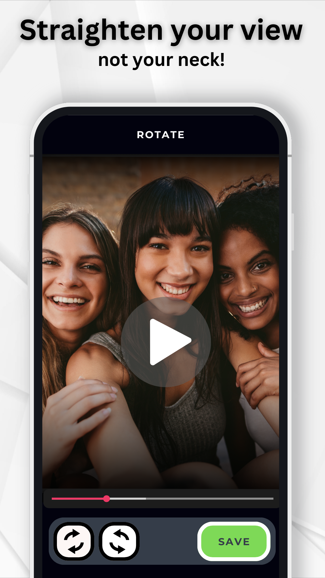 اسکرین شات 2 برنامه Rotate Video FX