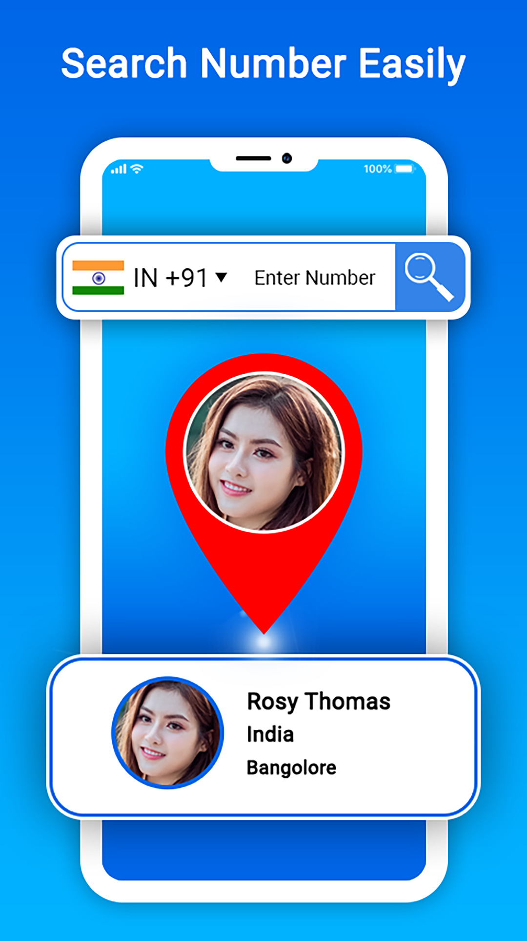 اسکرین شات 2 برنامه Mobile Call Number Location