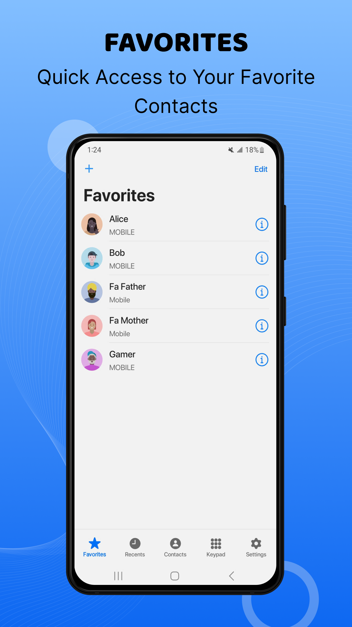 اسکرین شات 6 برنامه Phone - Dialer & iCall Screen