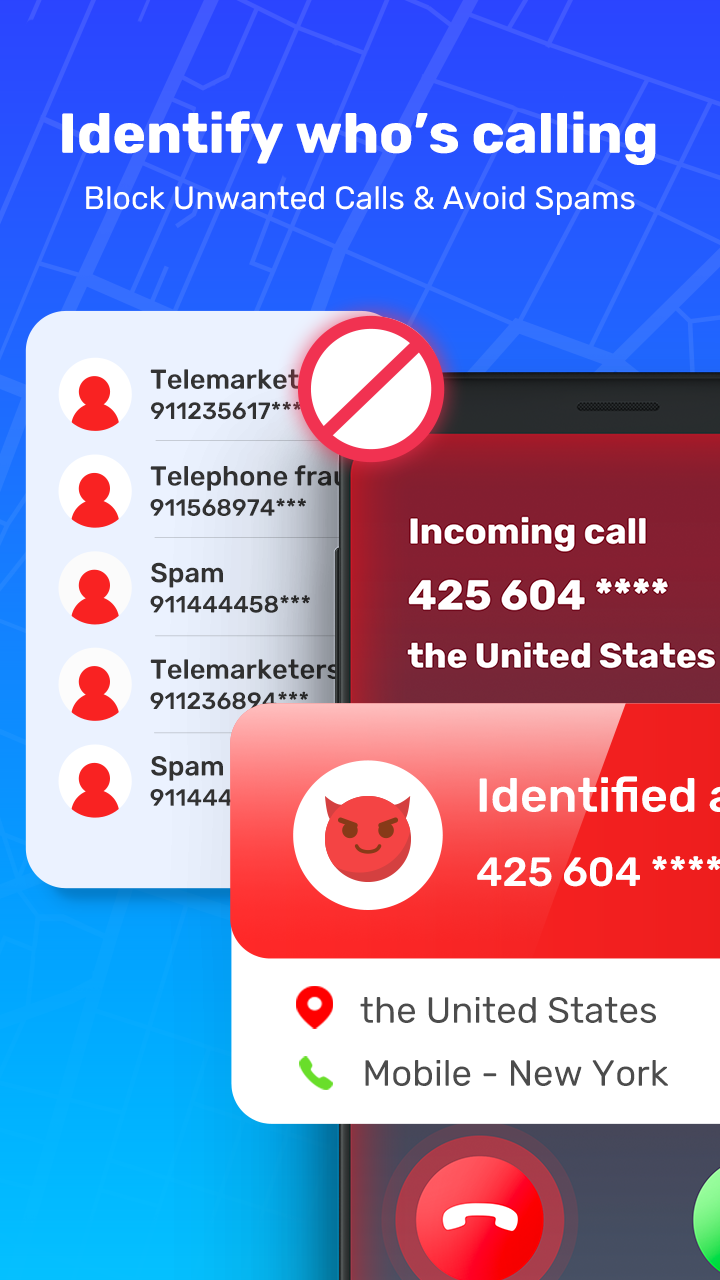 اسکرین شات 3 برنامه Phone Number Locator Caller id