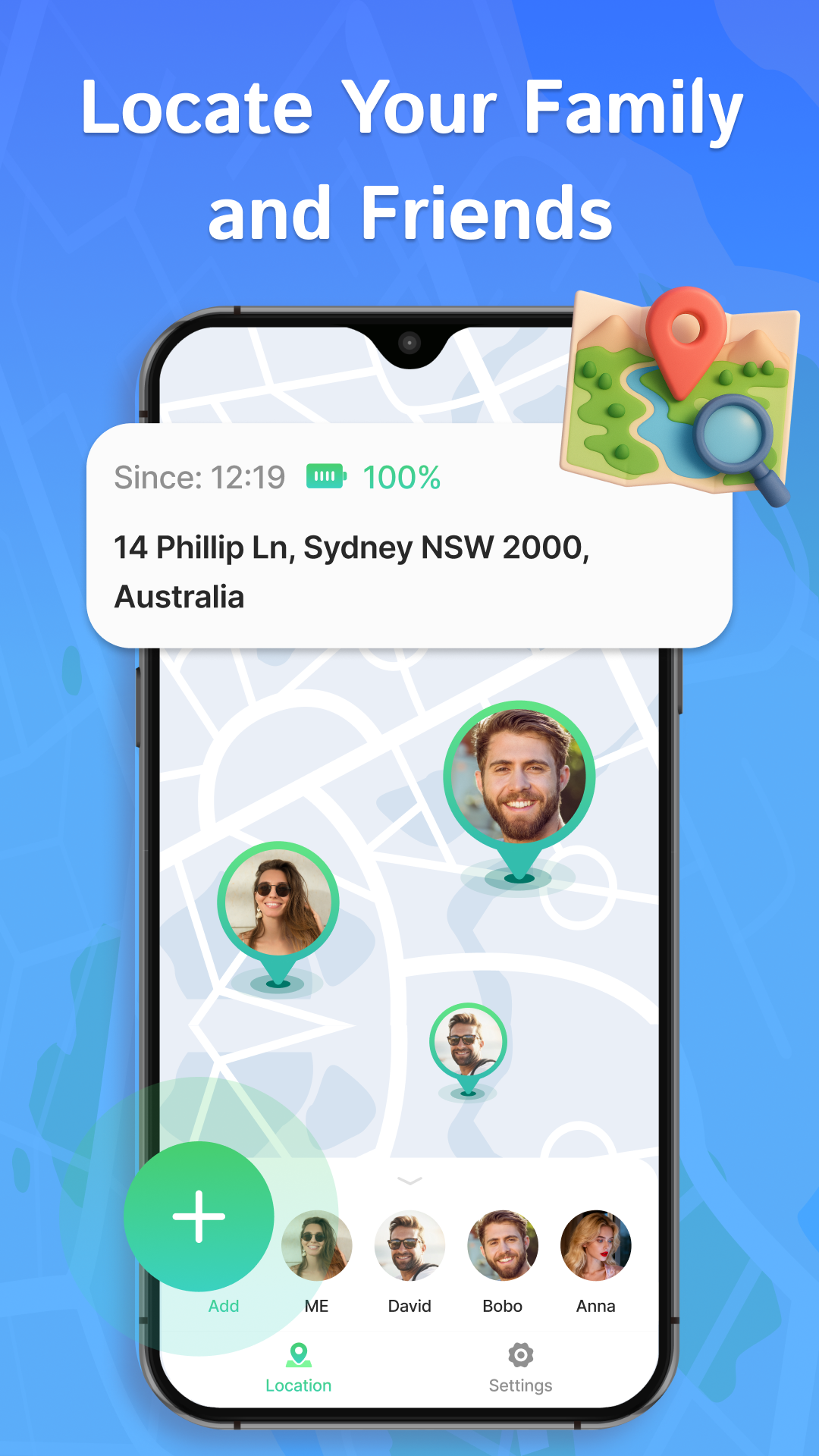 اسکرین شات 4 برنامه Mobile Phone Positioning
