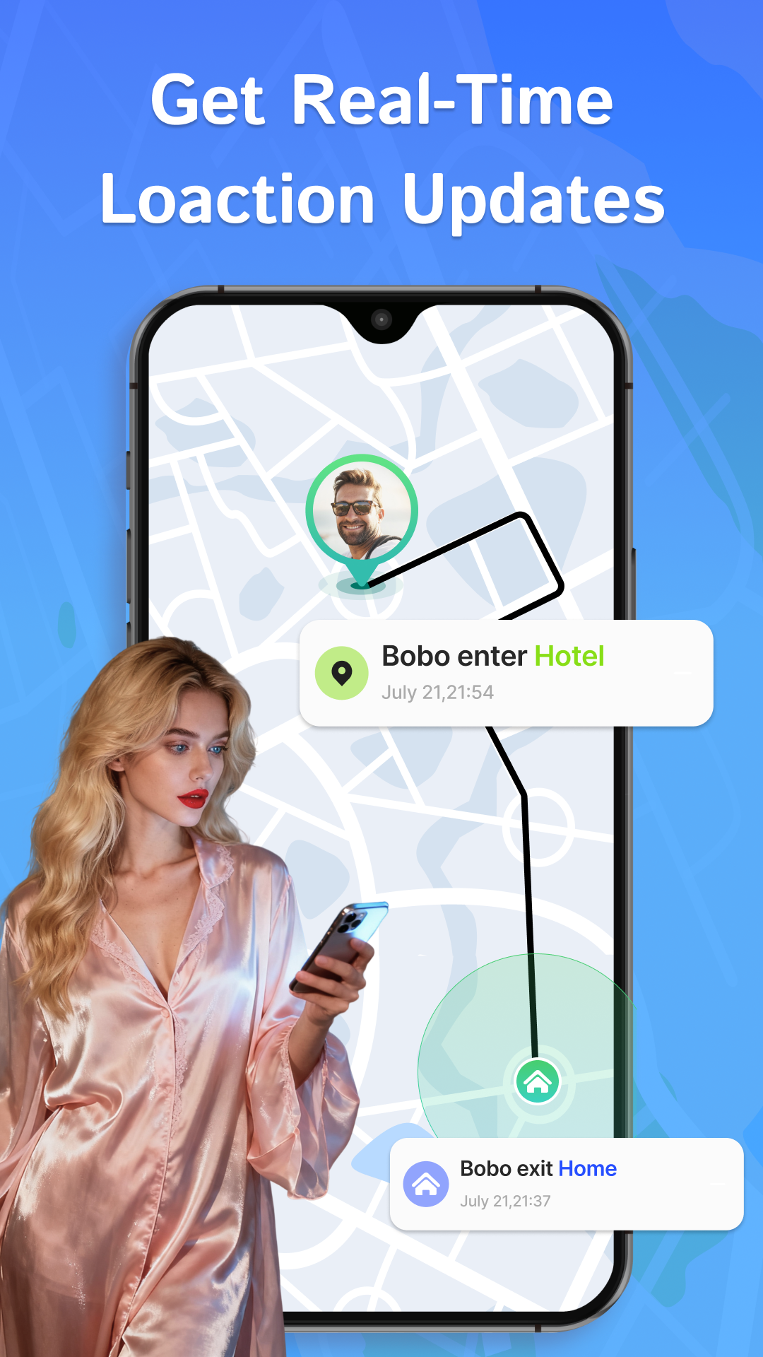 اسکرین شات 1 برنامه Mobile Phone Positioning