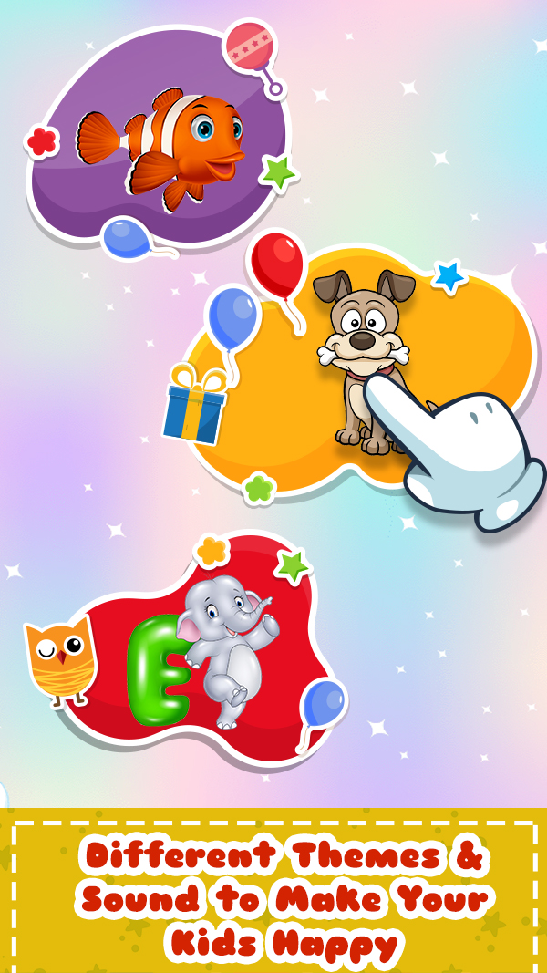 اسکرین شات 1 برنامه Baby Rattle Toy + Child Lock