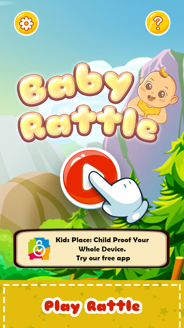 اسکرین شات 3 برنامه Baby Rattle Toy + Child Lock