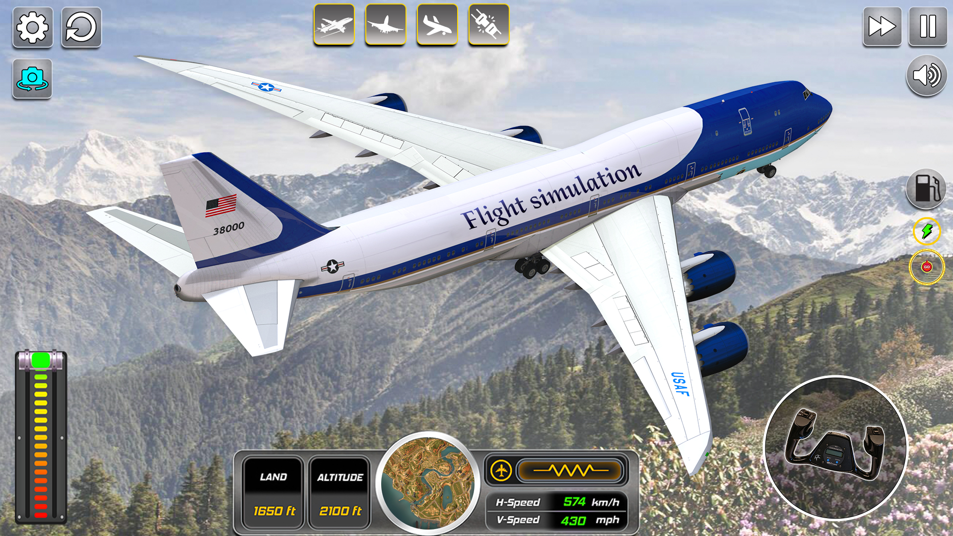 اسکرین شات 2 بازی Airplane Game Simulator