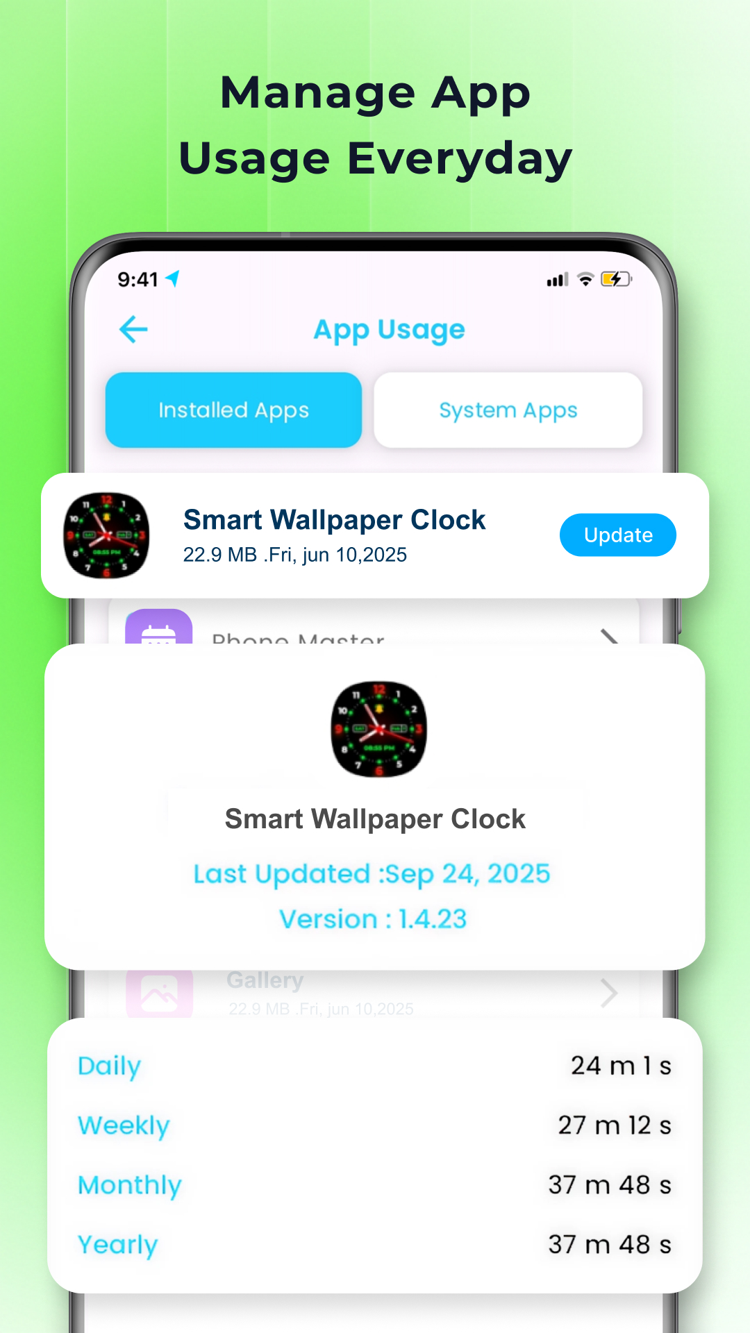 اسکرین شات 5 برنامه Software update phone updates