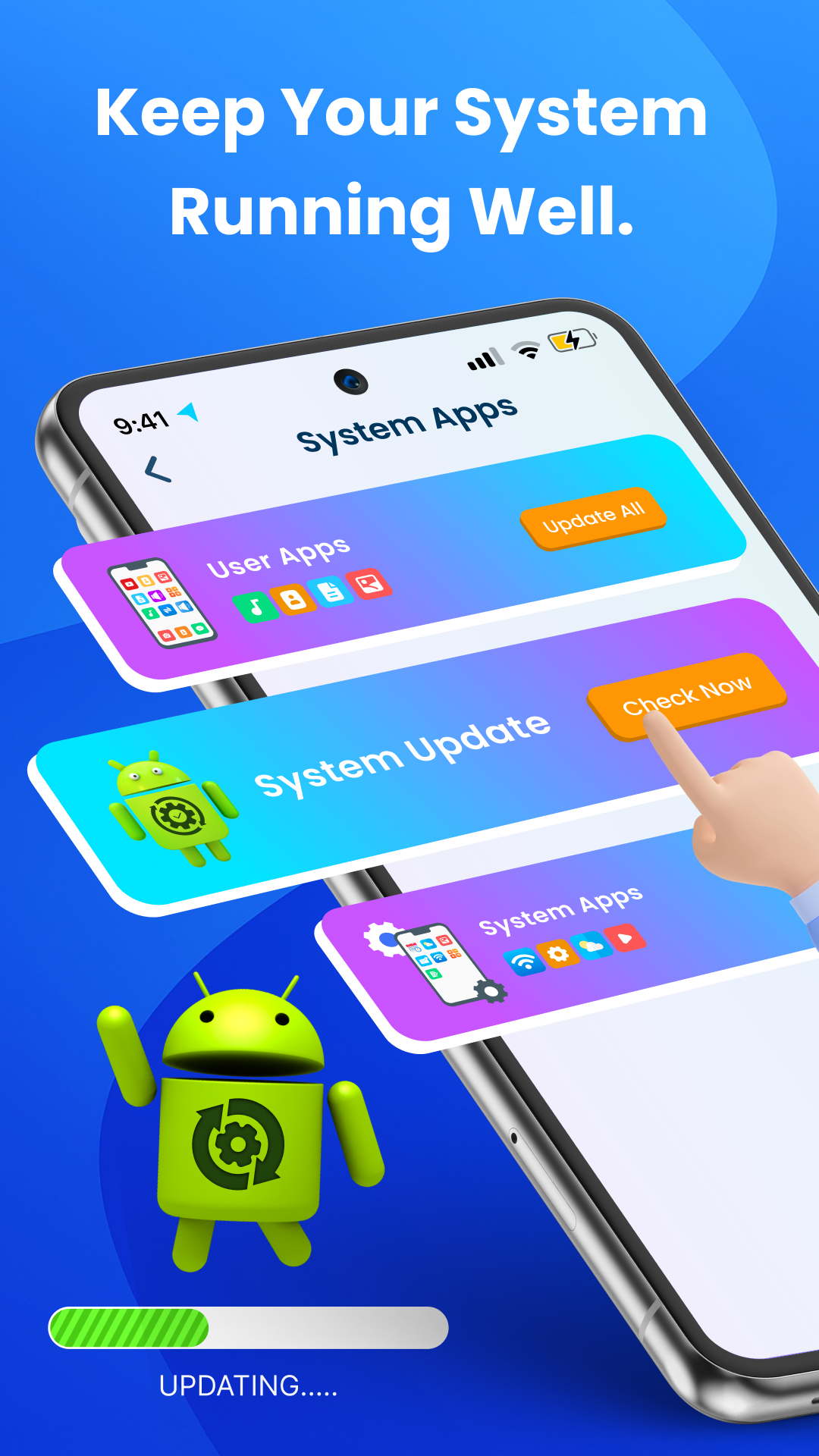 اسکرین شات 6 برنامه Software Update - Phone Update