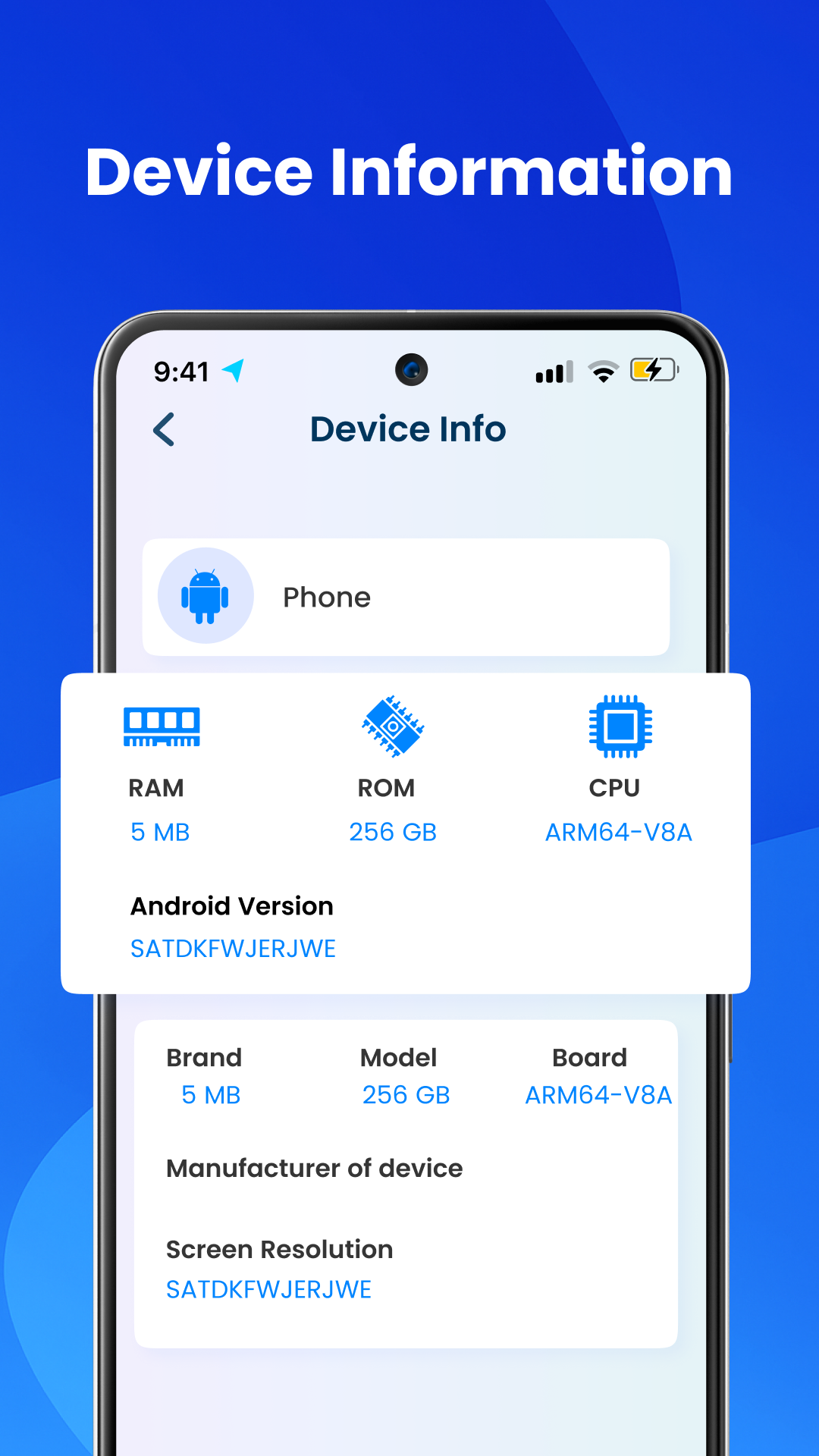 اسکرین شات 4 برنامه Software Update - Phone Update