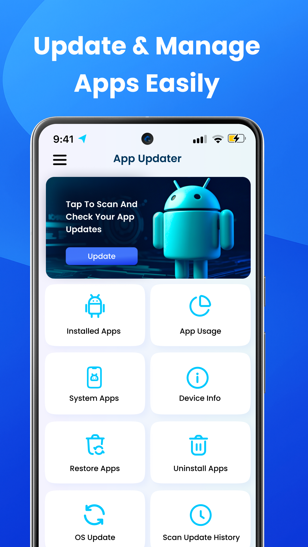 اسکرین شات 2 برنامه Software Update - Phone Update