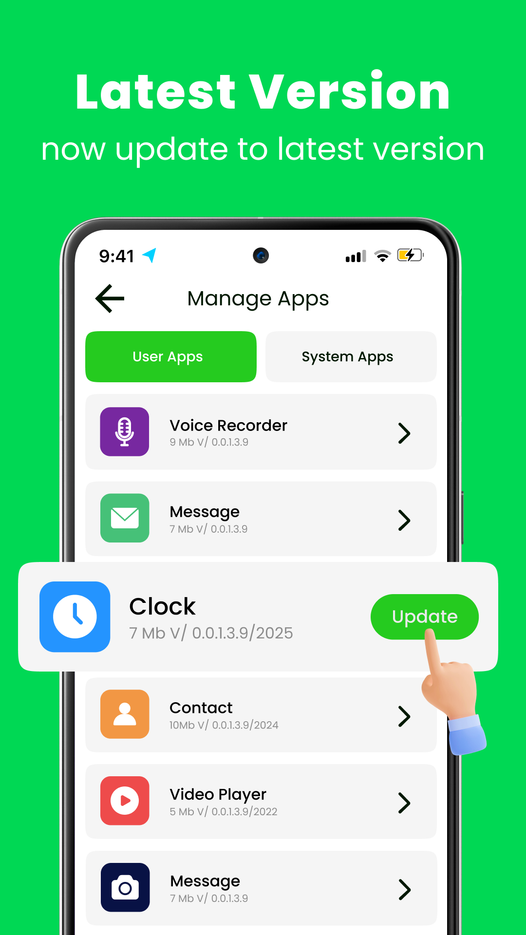 اسکرین شات 3 برنامه Software Update - Phone Update
