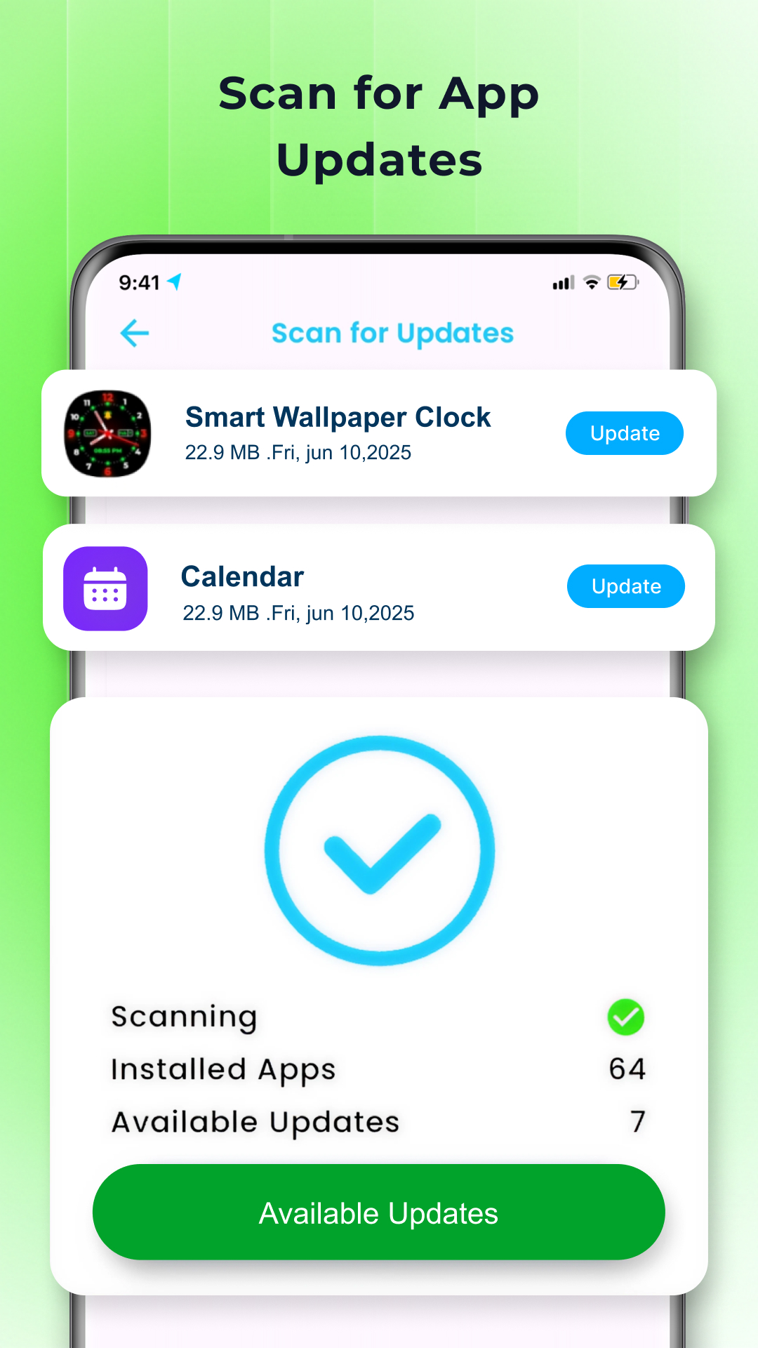 اسکرین شات 2 برنامه Software update phone updates