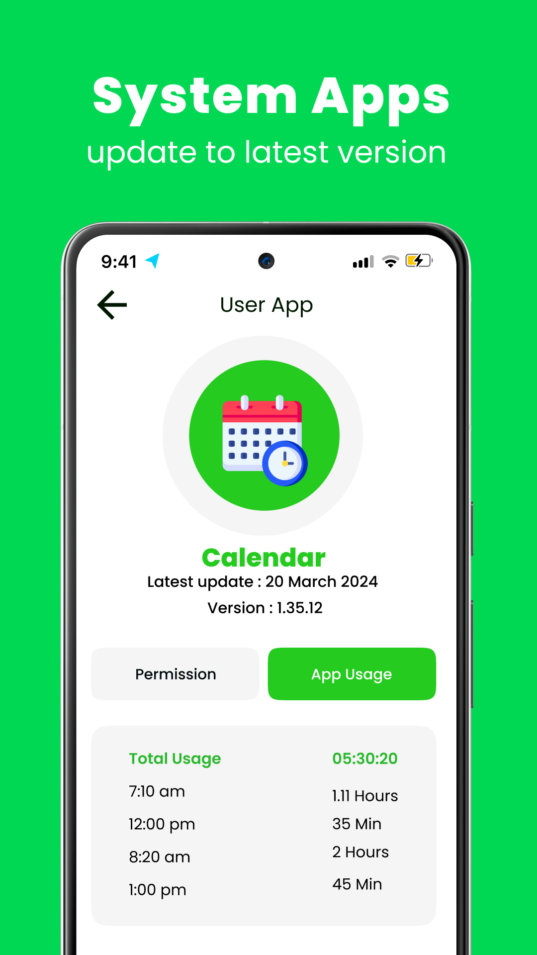 اسکرین شات 4 برنامه Software Update - Phone Update