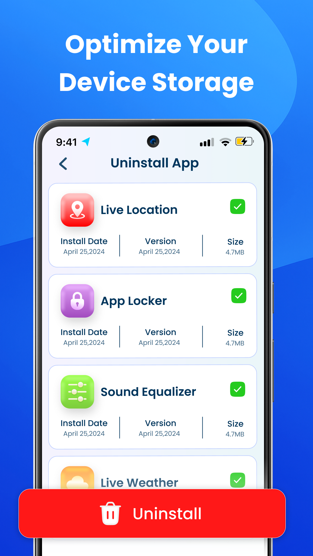 اسکرین شات 4 برنامه Software Update - Phone Update