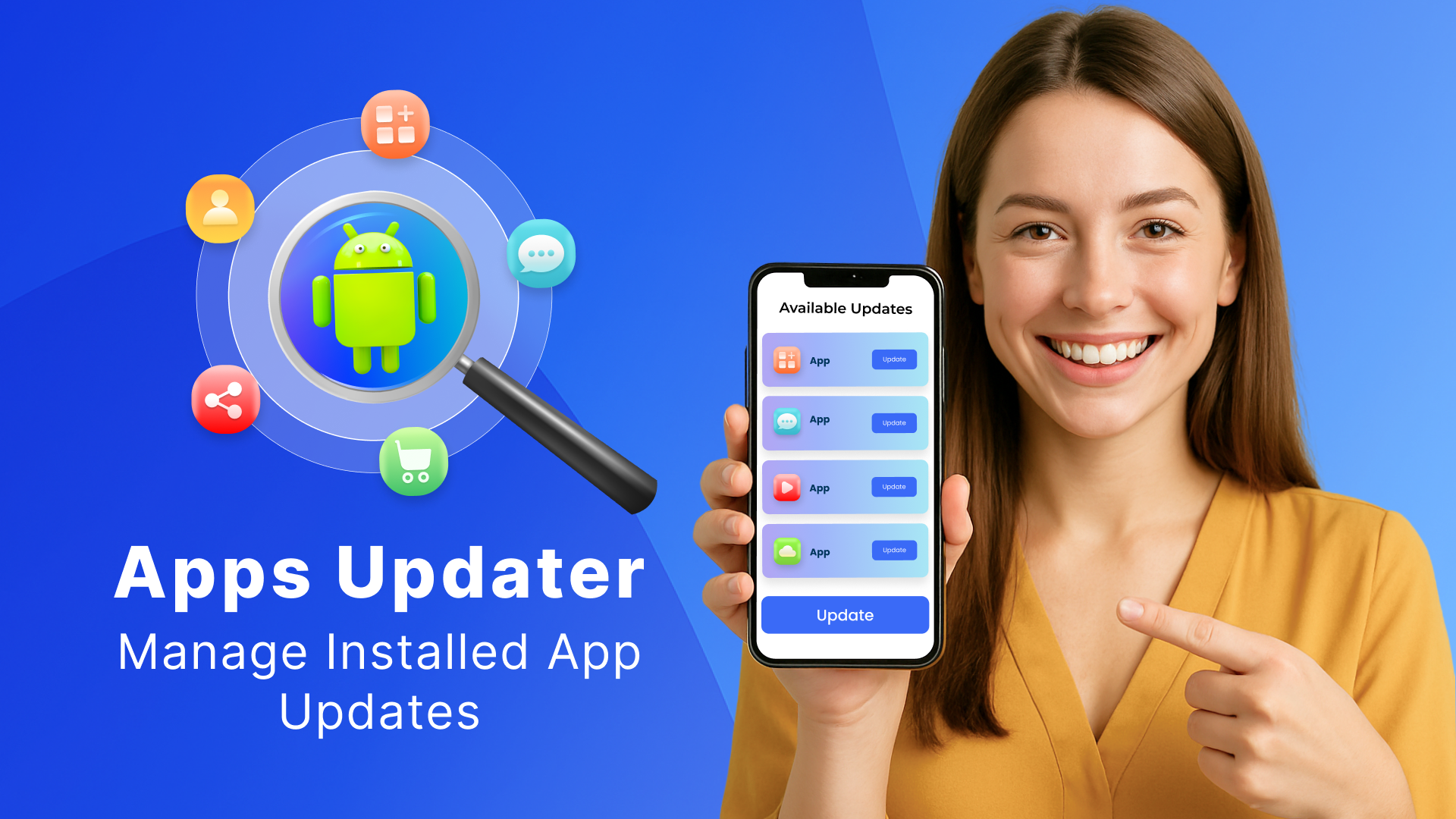 اسکرین شات 1 برنامه Software Update - Phone Update