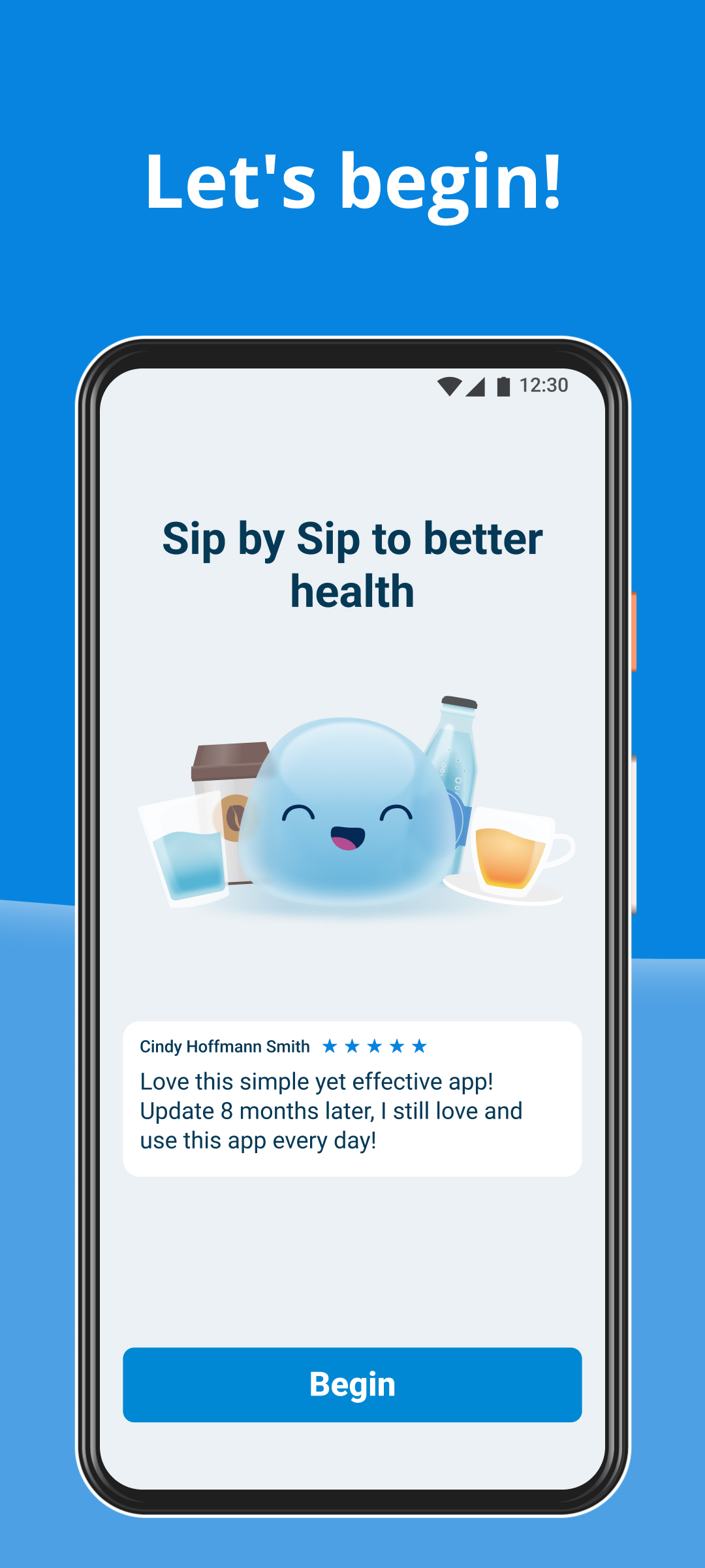 اسکرین شات 5 برنامه Water Time Tracker & Reminder