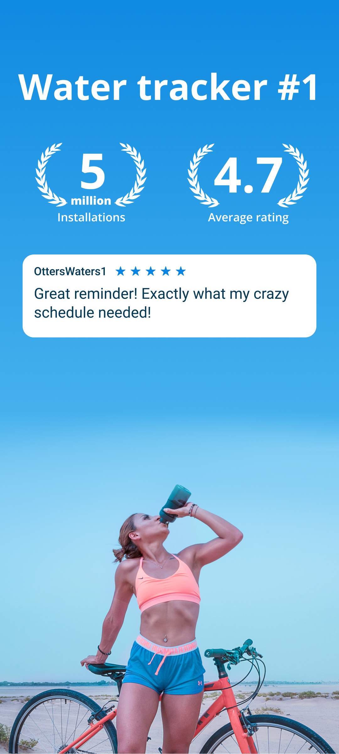 اسکرین شات 1 برنامه Water Time Tracker & Reminder