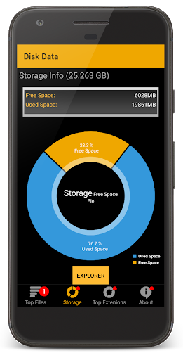 اسکرین شات برنامه Storage Space GB Scan (Disk Data) 5