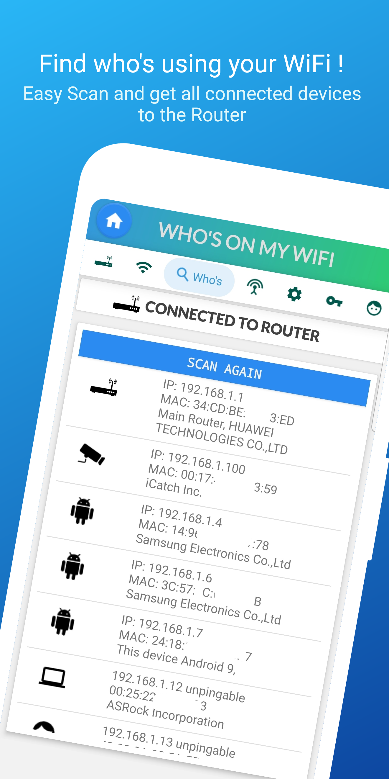 اسکرین شات برنامه Any Router Admin - WiFi Setup 8