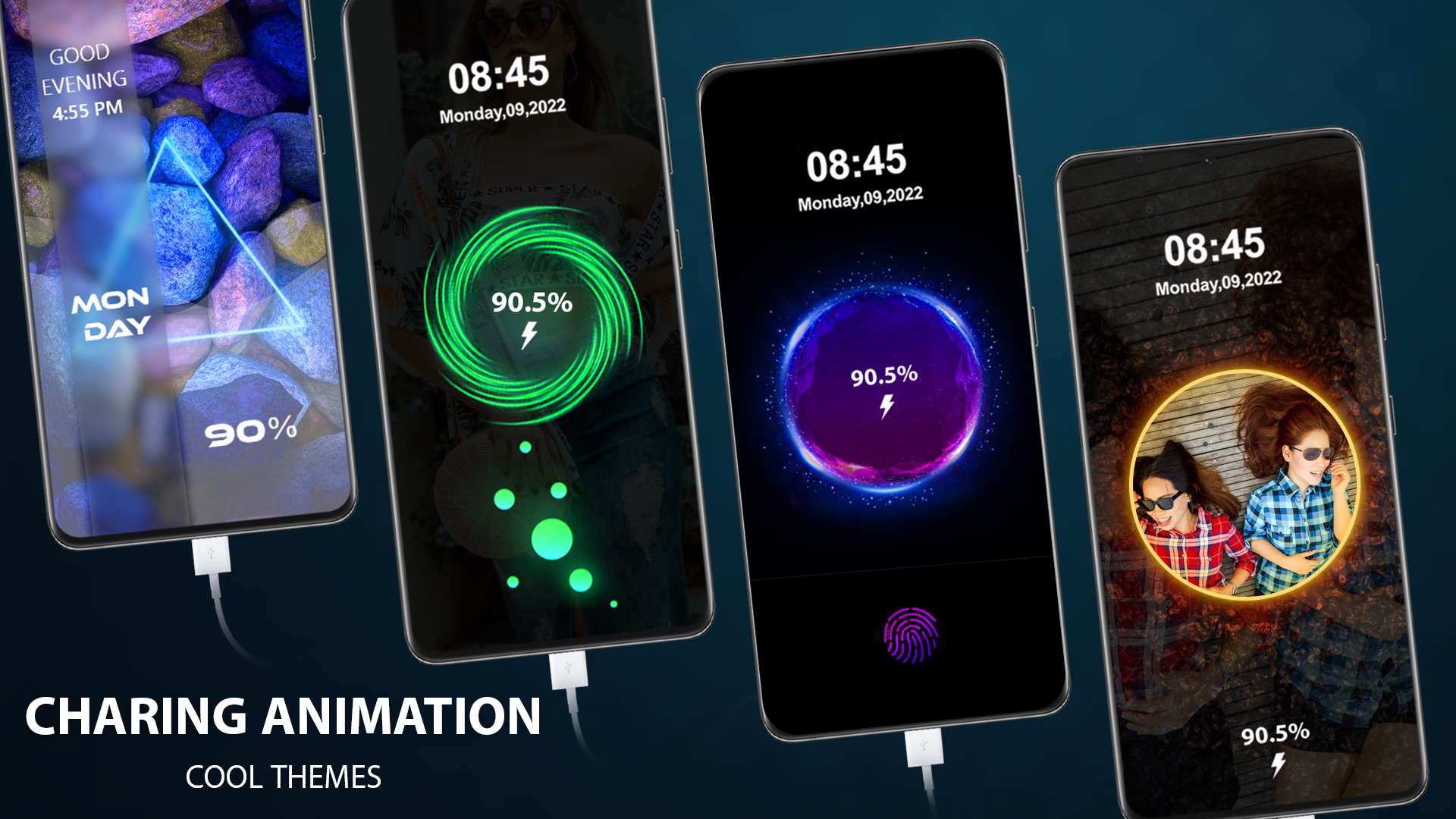 اسکرین شات 2 برنامه Battery Charging Animation