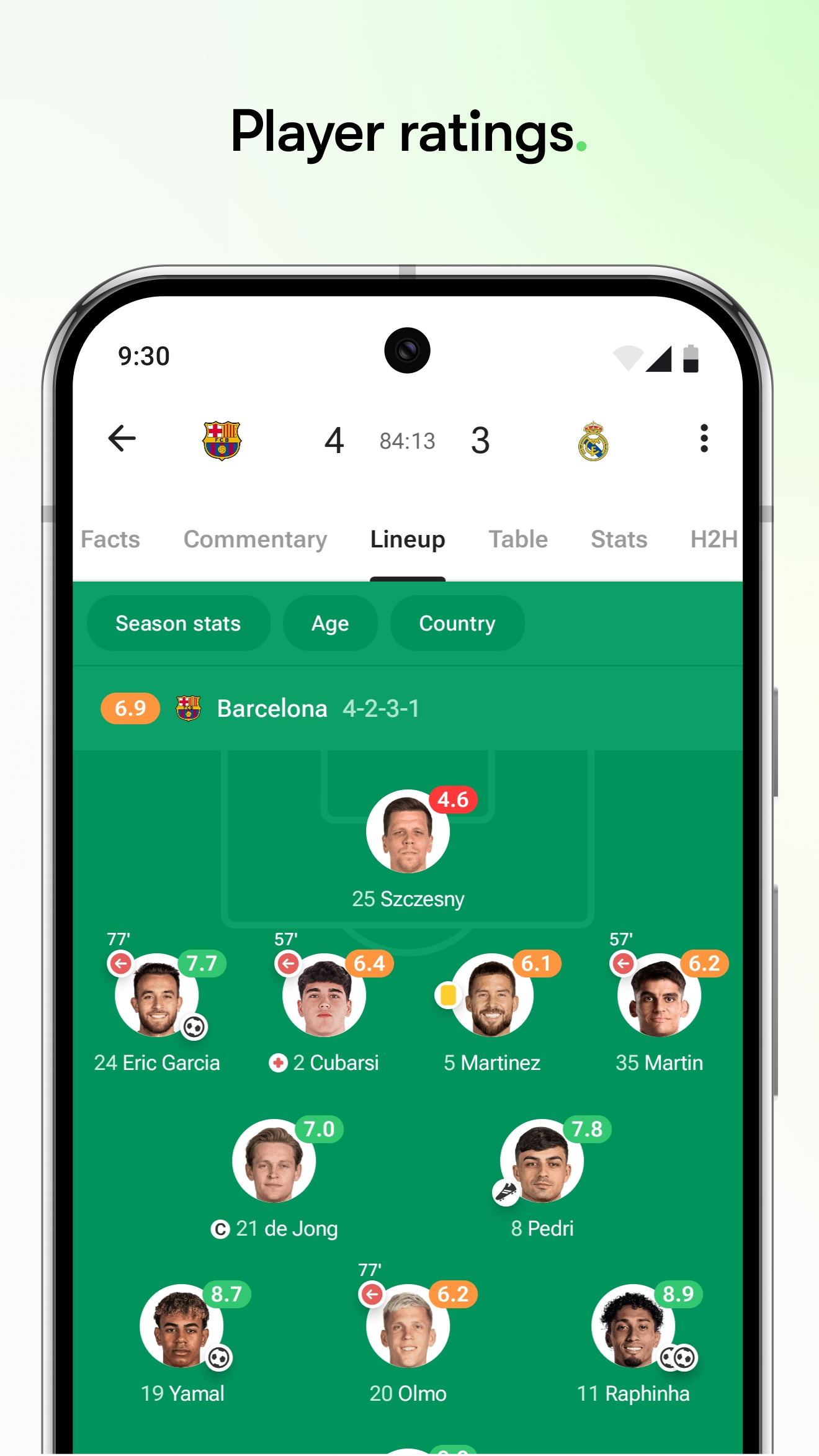 اسکرین شات 2 برنامه FotMob - Soccer Live Scores