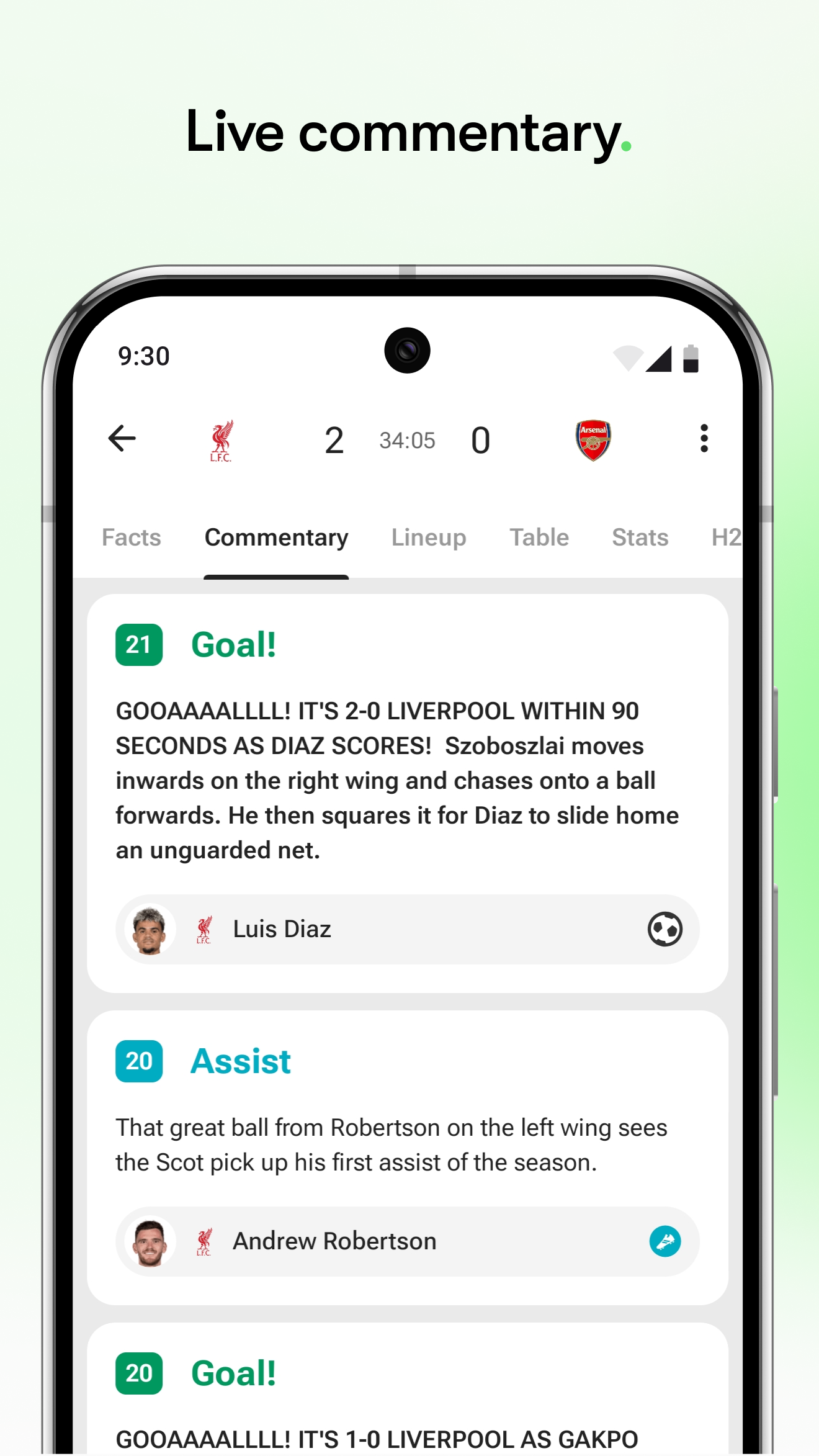 اسکرین شات 8 برنامه FotMob - Soccer Live Scores