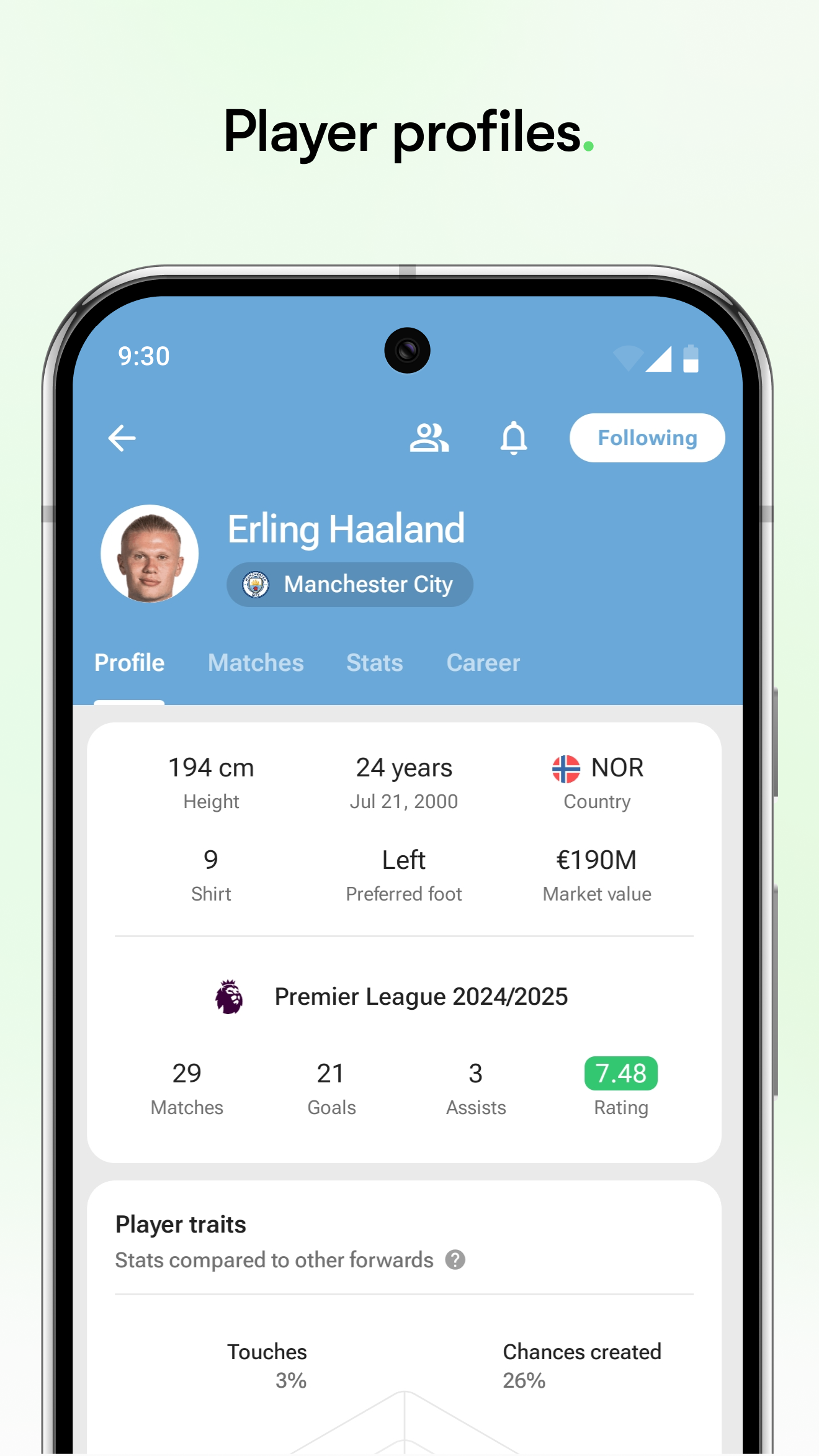 اسکرین شات 6 برنامه FotMob - Soccer Live Scores