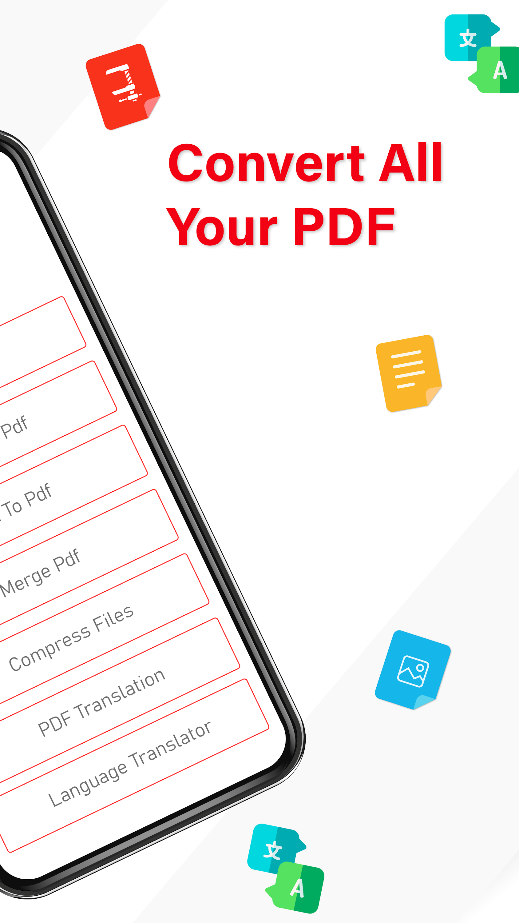 اسکرین شات 2 برنامه All PDF Converter: Translator