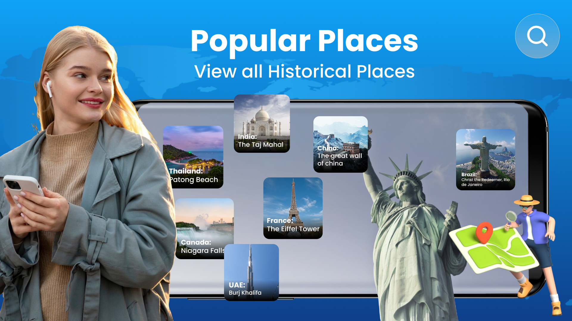اسکرین شات 3 برنامه Live Earth Map GPS Satellite