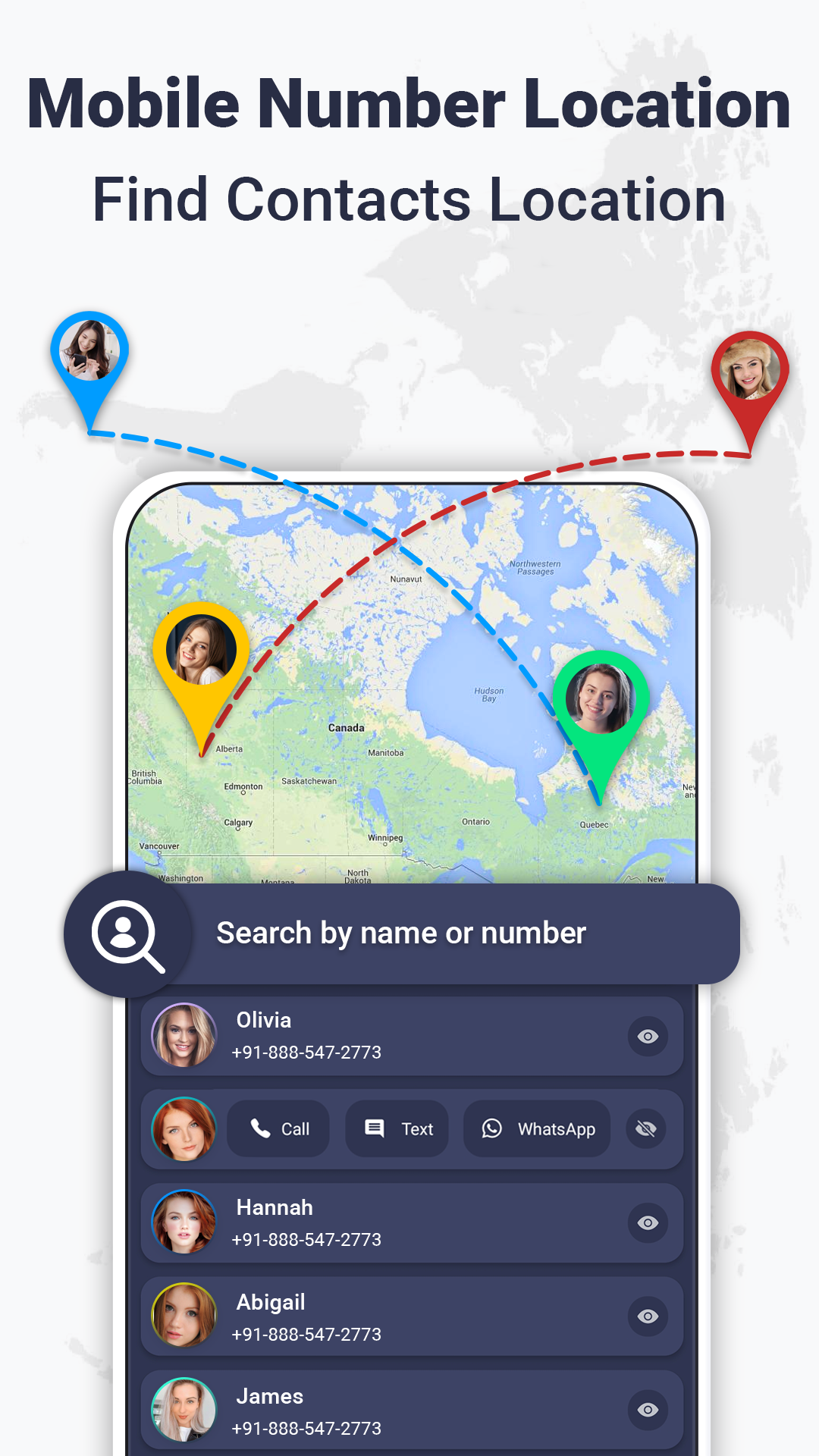 اسکرین شات 6 برنامه Find Mobile Number Location