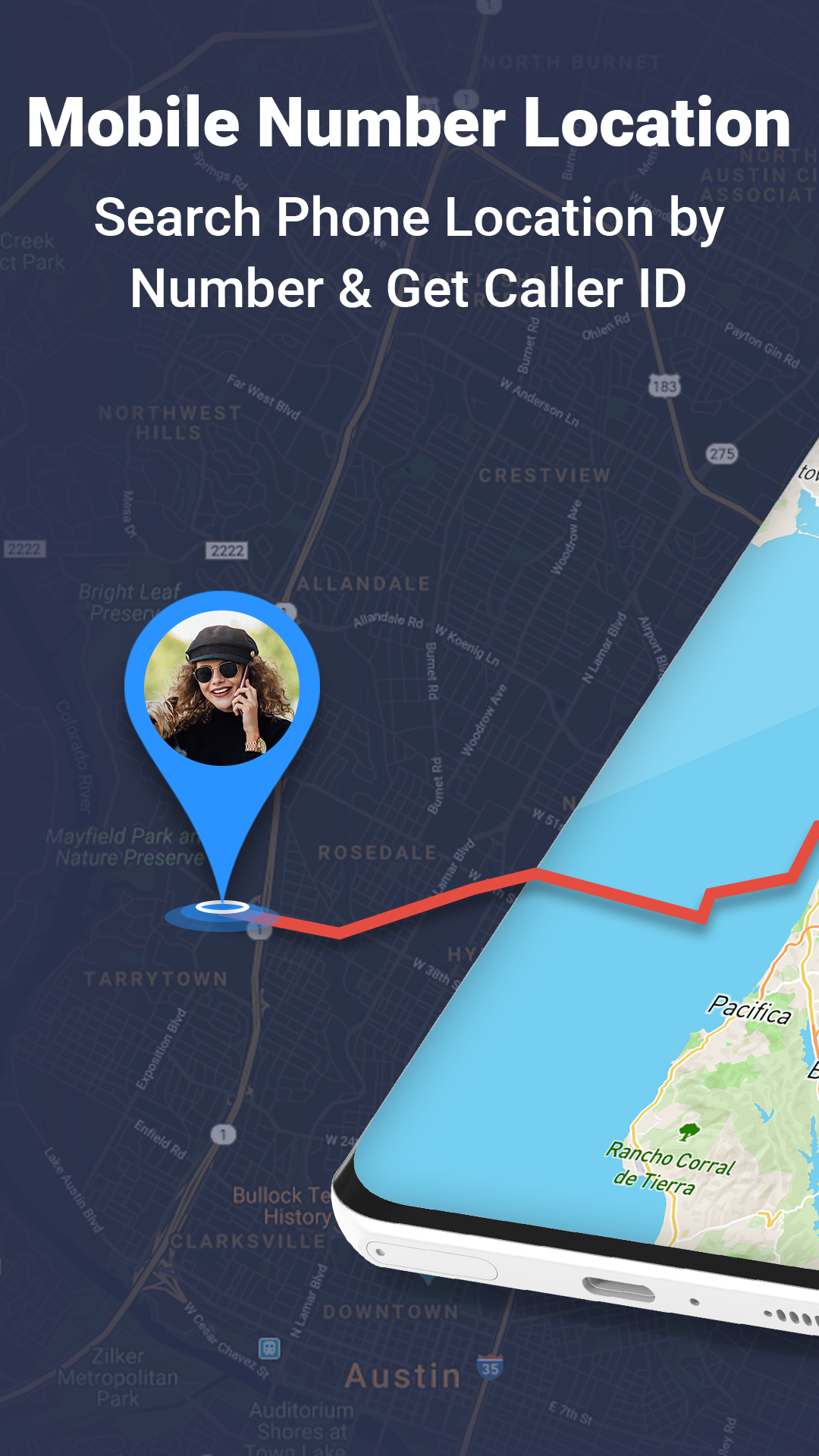 اسکرین شات 1 برنامه Find Mobile Number Location