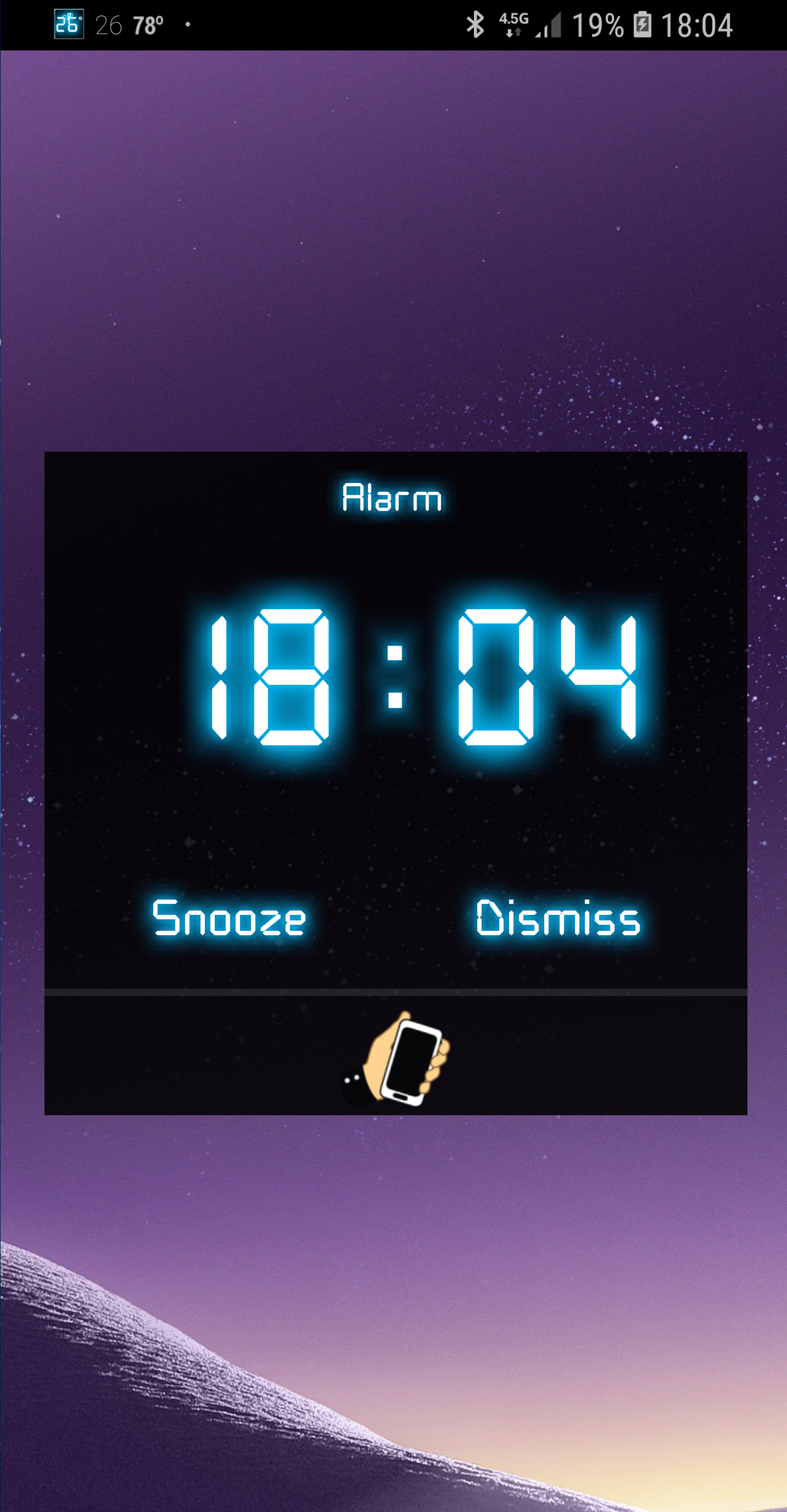 اسکرین شات 5 برنامه Alarm Clock Neon