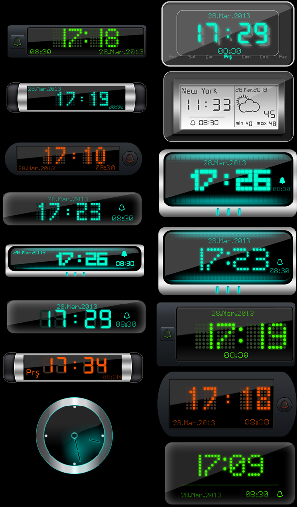 اسکرین شات 3 برنامه Digital Alarm Clock