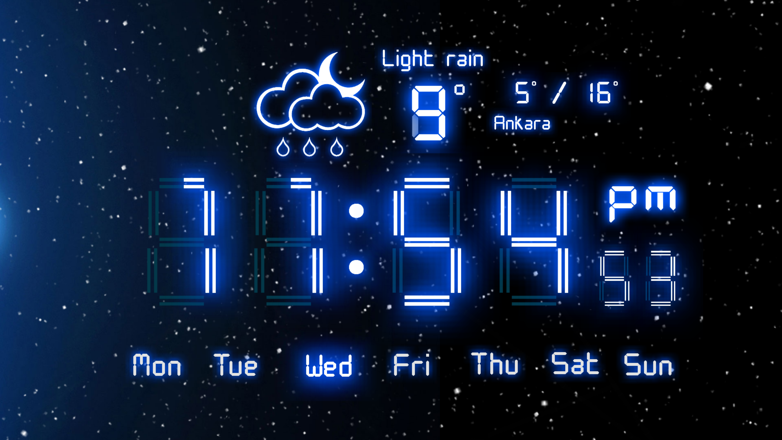 اسکرین شات 1 برنامه Digital Alarm Clock