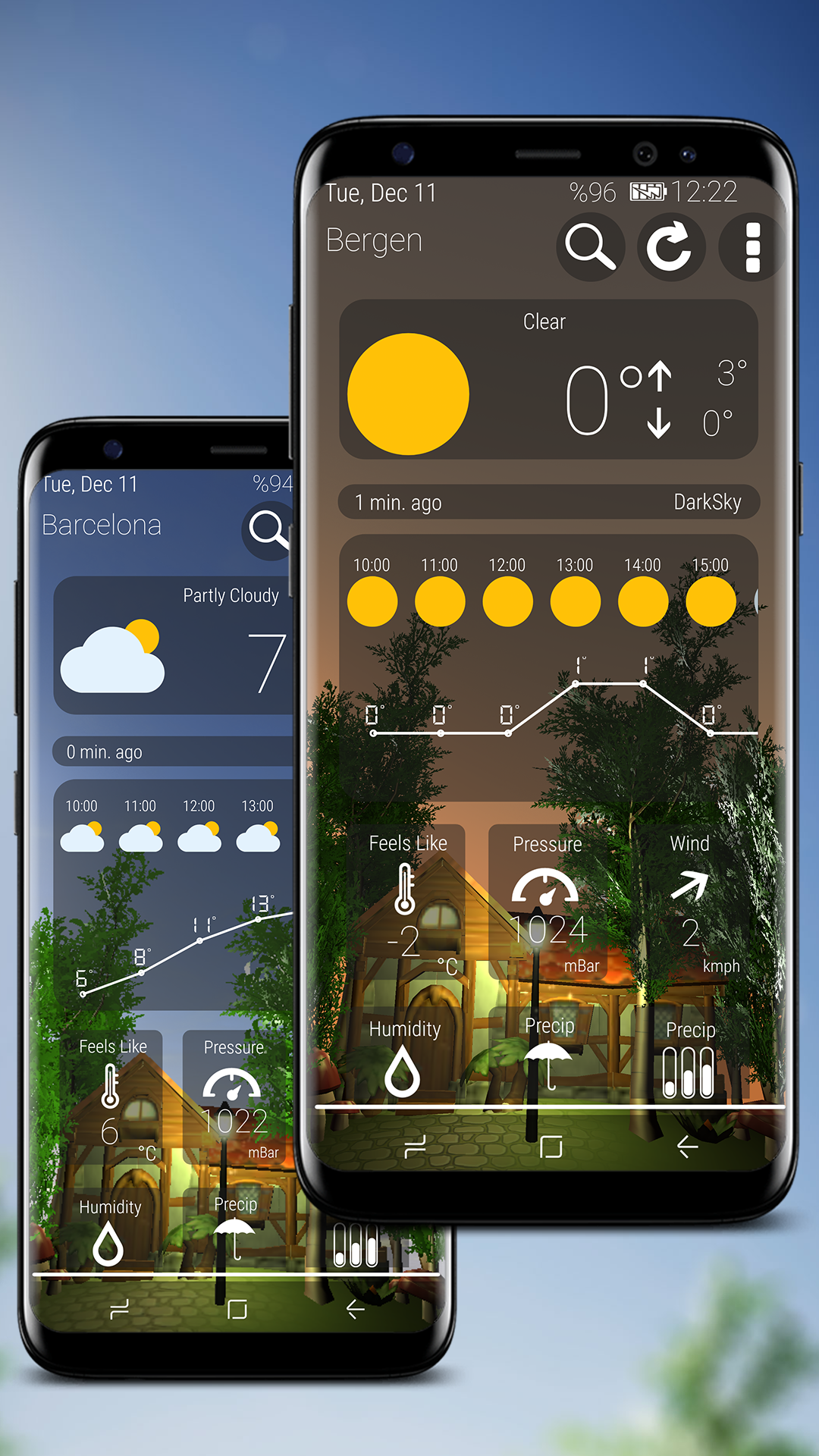 اسکرین شات 3 برنامه Animated 3D Weather