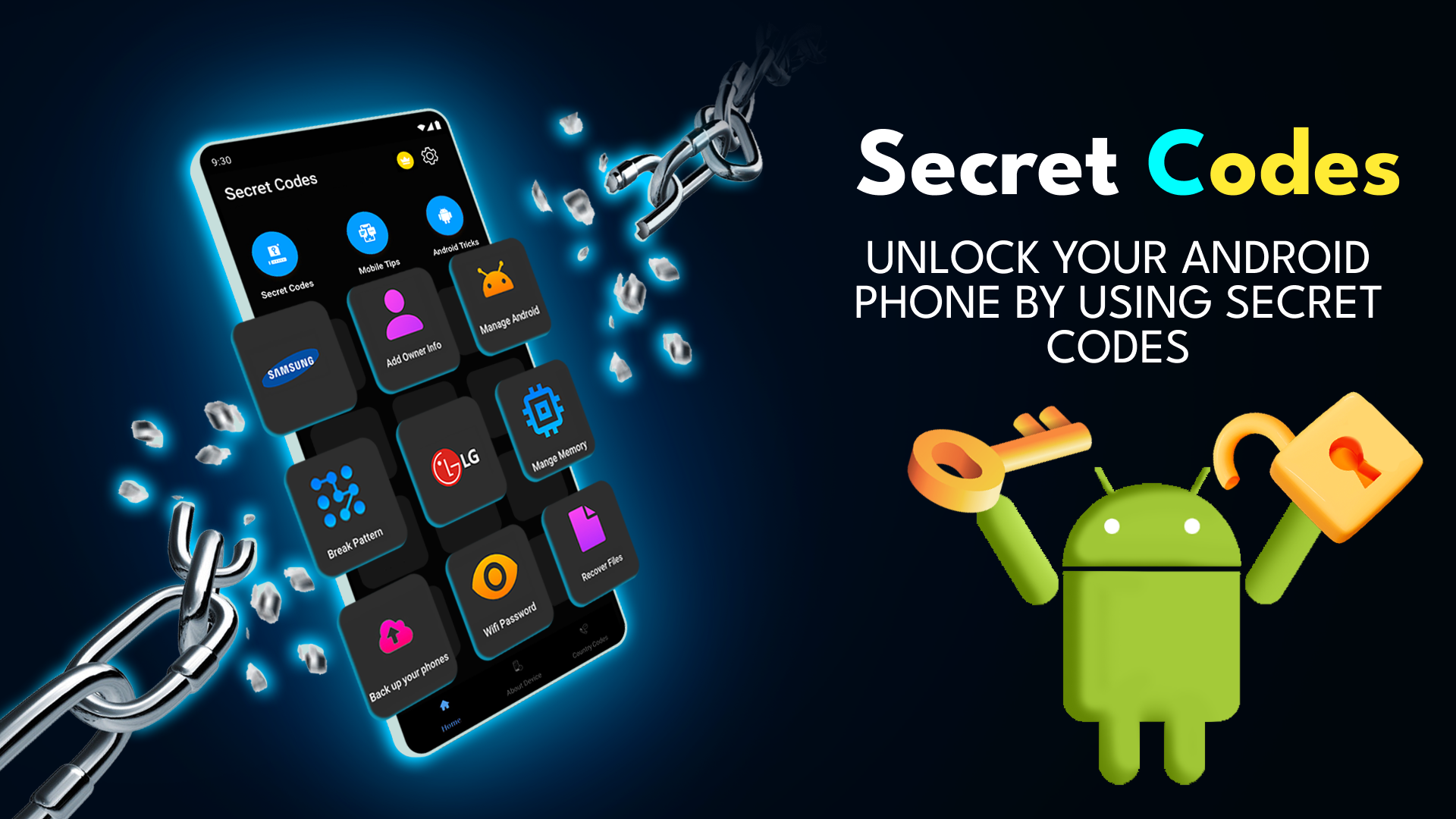 اسکرین شات 8 برنامه Secret Codes And Mobile Hacks