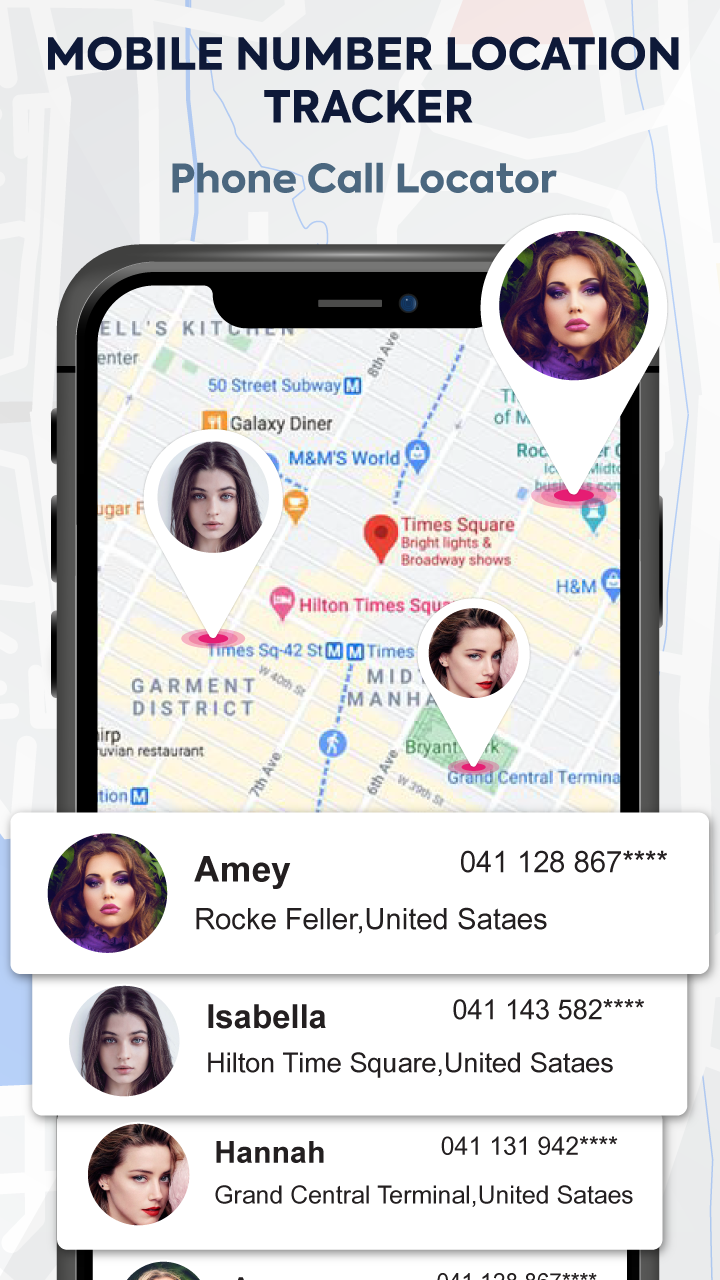 اسکرین شات 4 برنامه Mobile Number Location Tracker