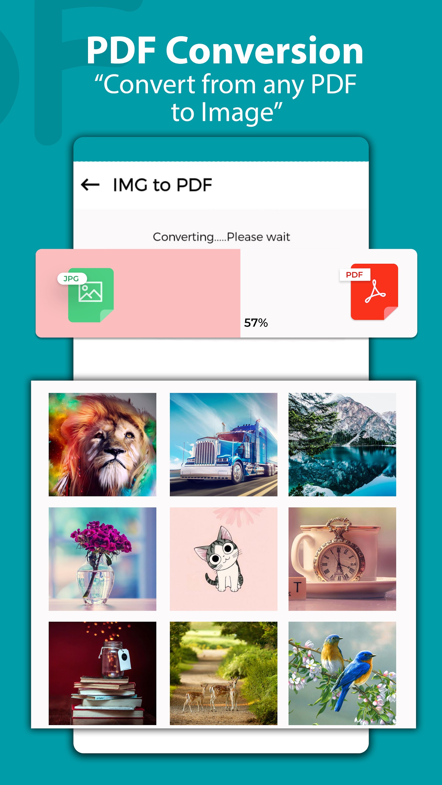 اسکرین شات 2 برنامه PDF Converter - Image to PDF