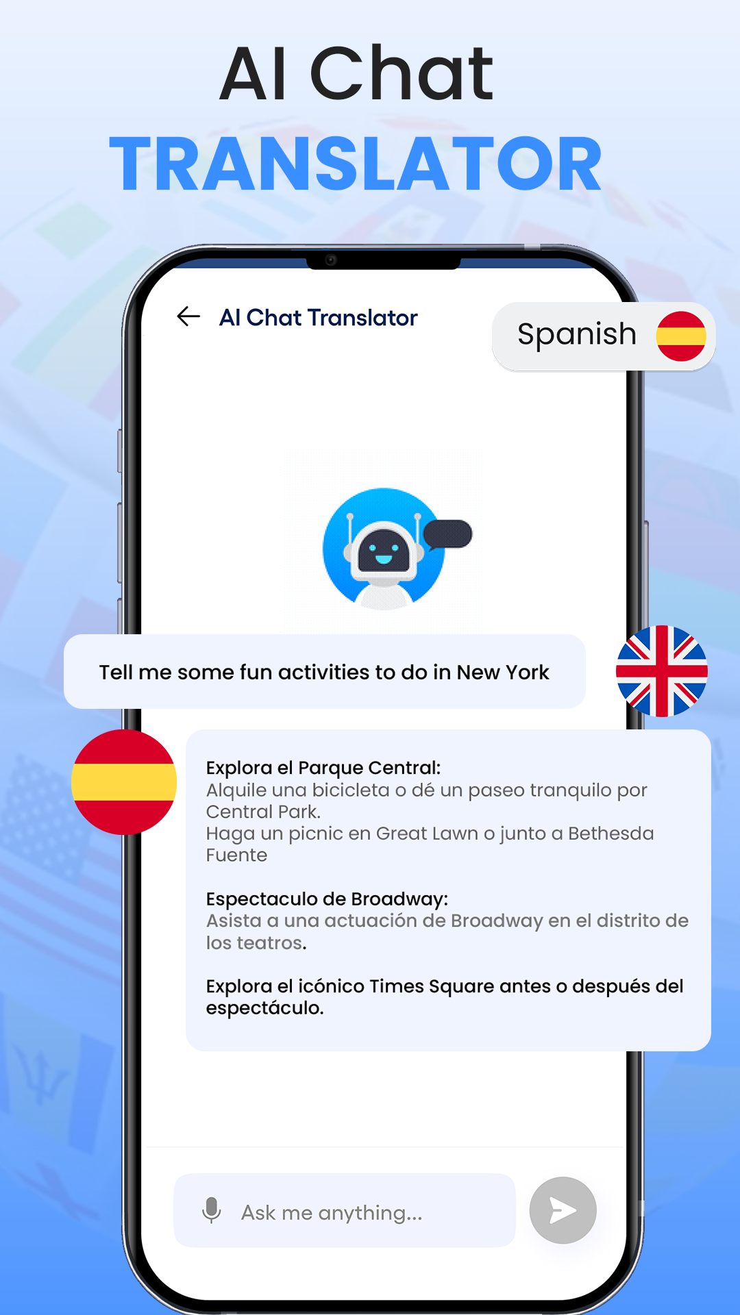 اسکرین شات 4 برنامه All Languages Translator