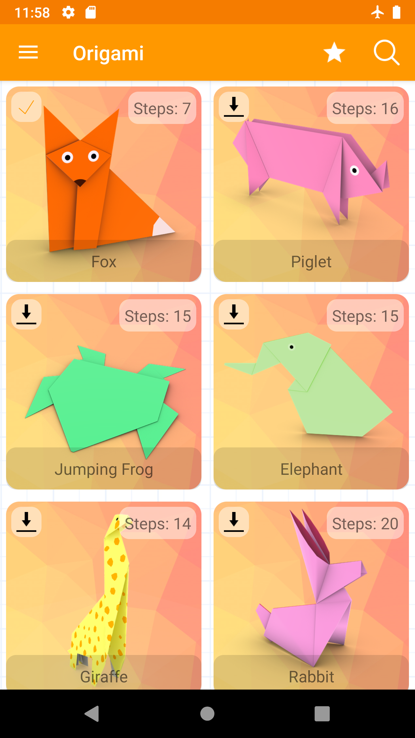 اسکرین شات 1 برنامه How to Make Origami
