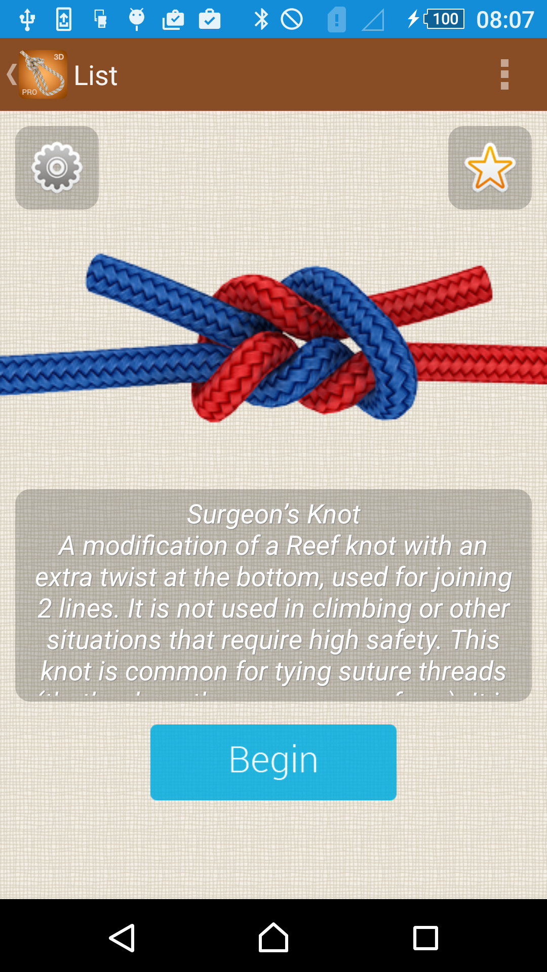 اسکرین شات 4 برنامه How to Tie Knots - 3D Animated