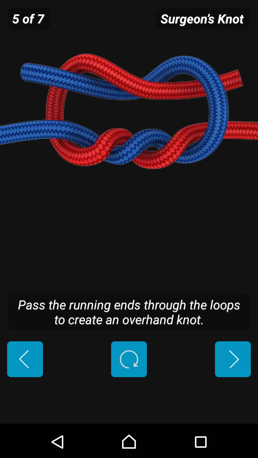 اسکرین شات 6 برنامه How to Tie Knots - 3D Animated