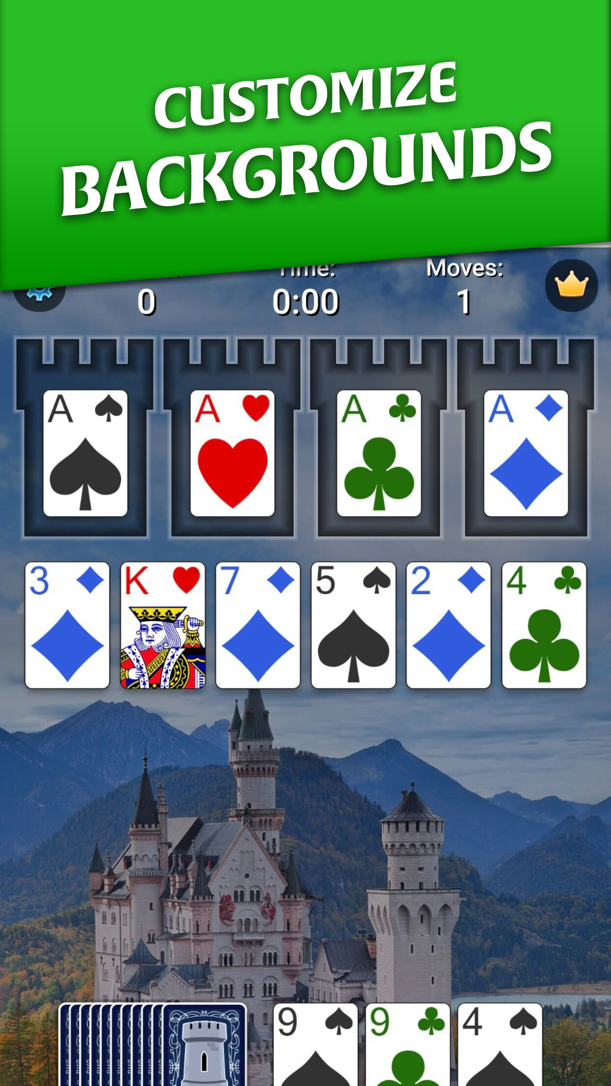 اسکرین شات 3 بازی Castle Solitaire: Card Game