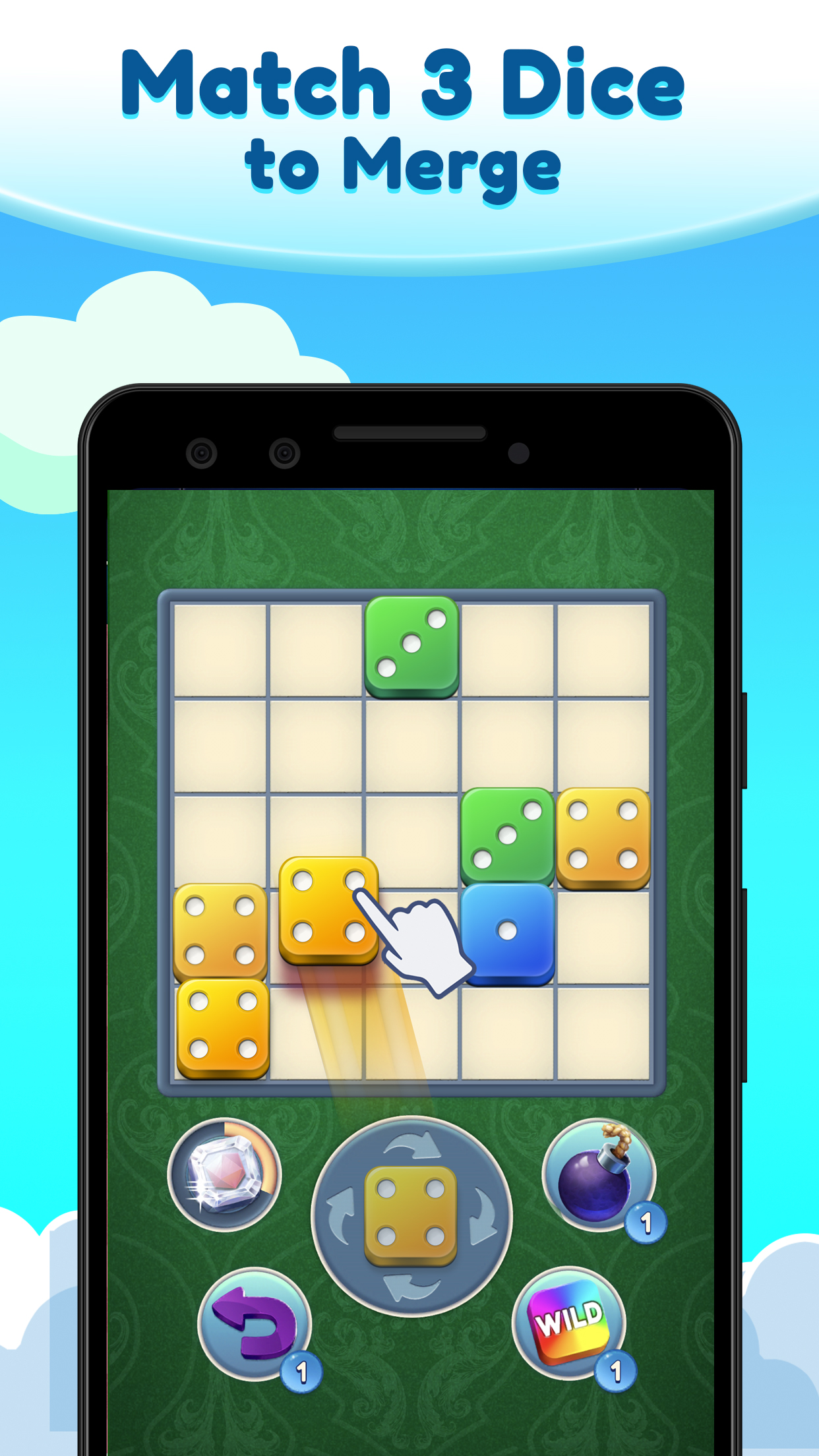 اسکرین شات 1 بازی Dice Merge! Puzzle Master