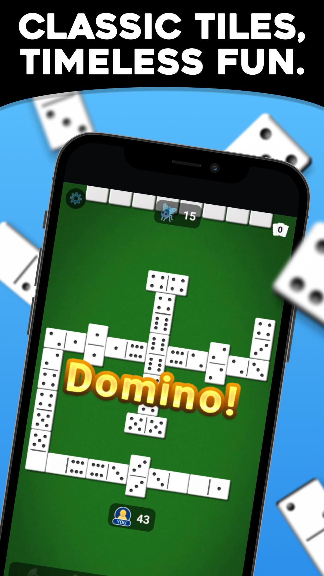 اسکرین شات 1 بازی Dominoes: Classic Tile Game🂑