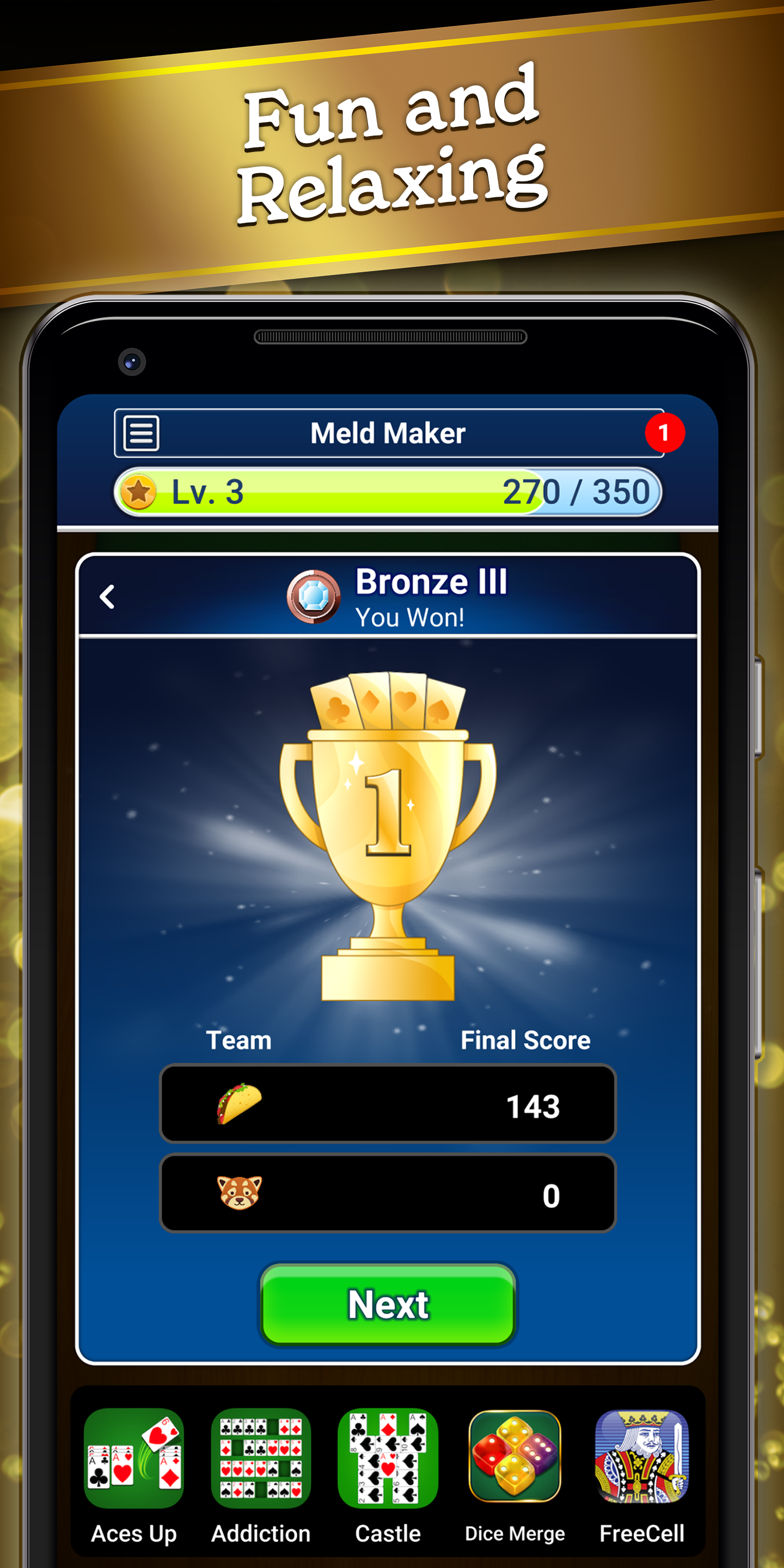 اسکرین شات 4 بازی Gin Rummy Classic