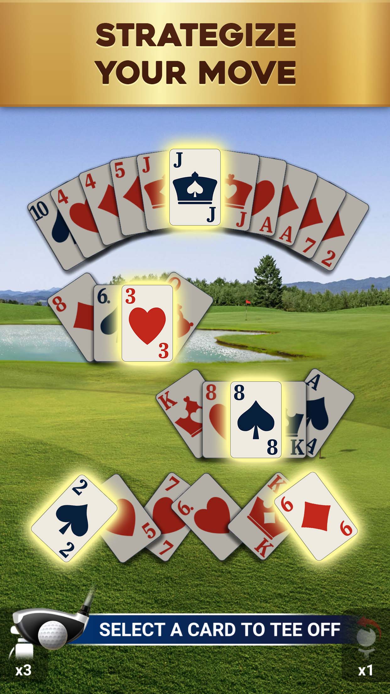 اسکرین شات 2 بازی Golf Solitaire: Pro Tour