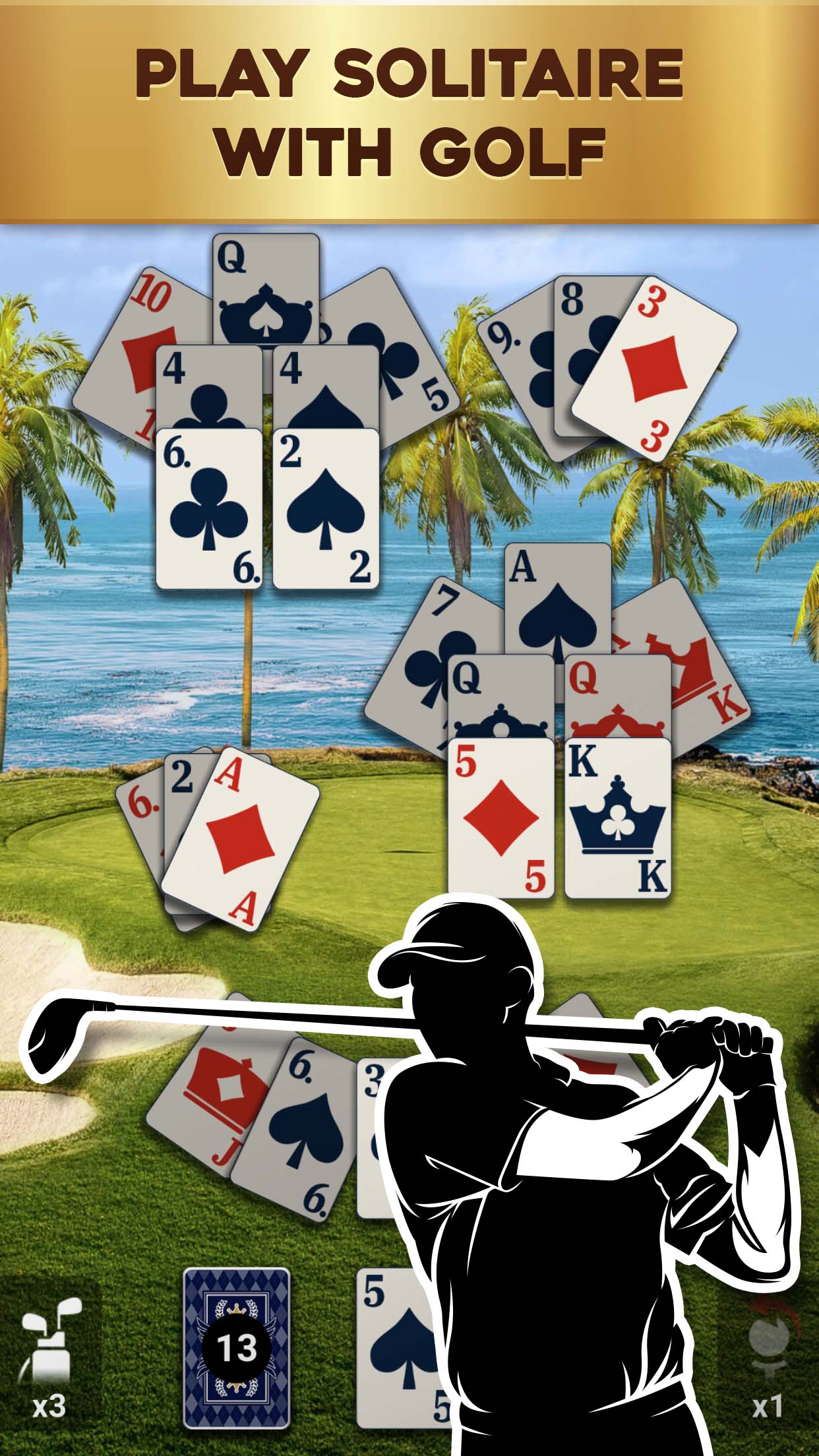اسکرین شات 1 بازی Golf Solitaire: Pro Tour