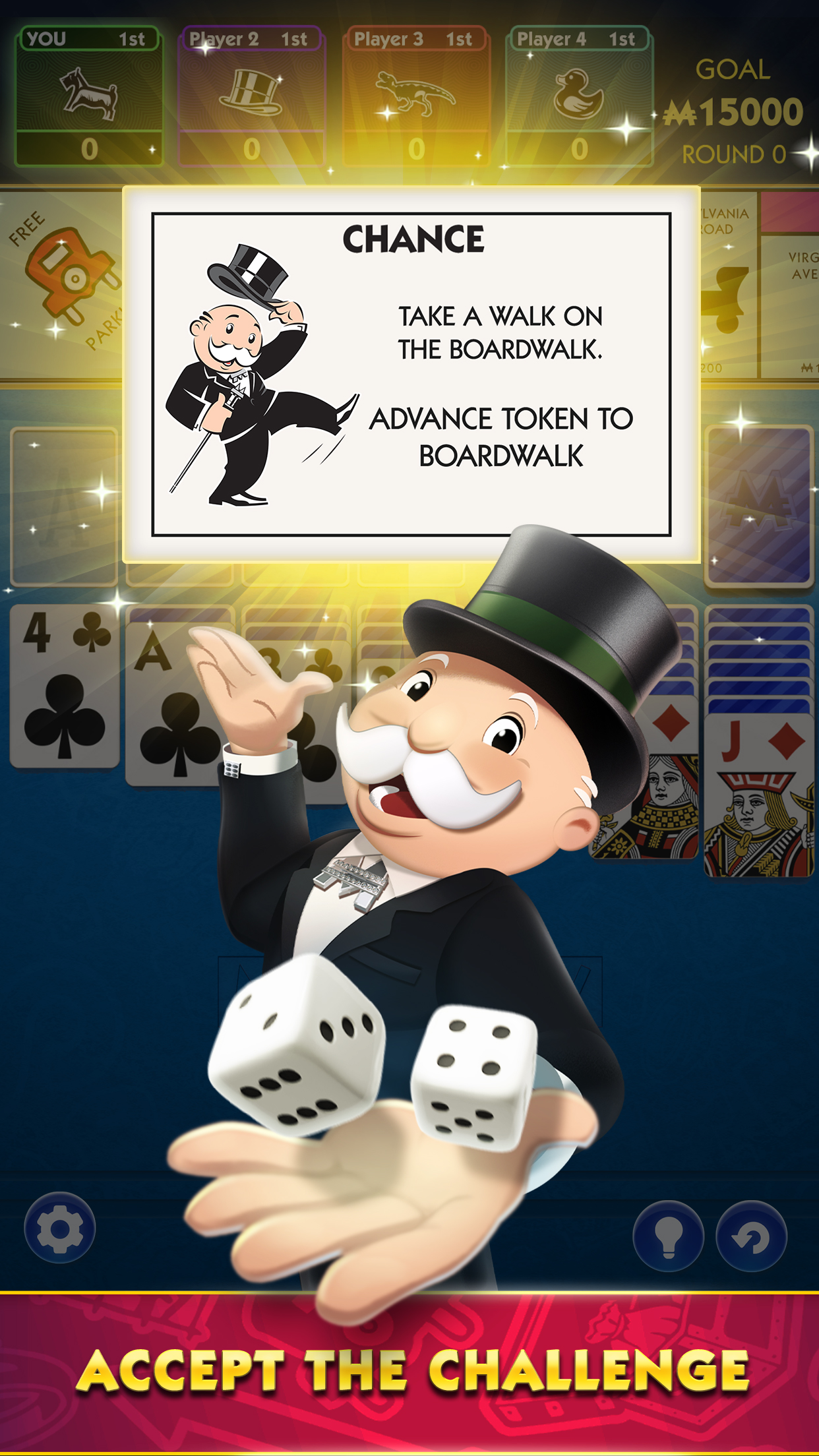 اسکرین شات 5 بازی MONOPOLY Solitaire: Card Games