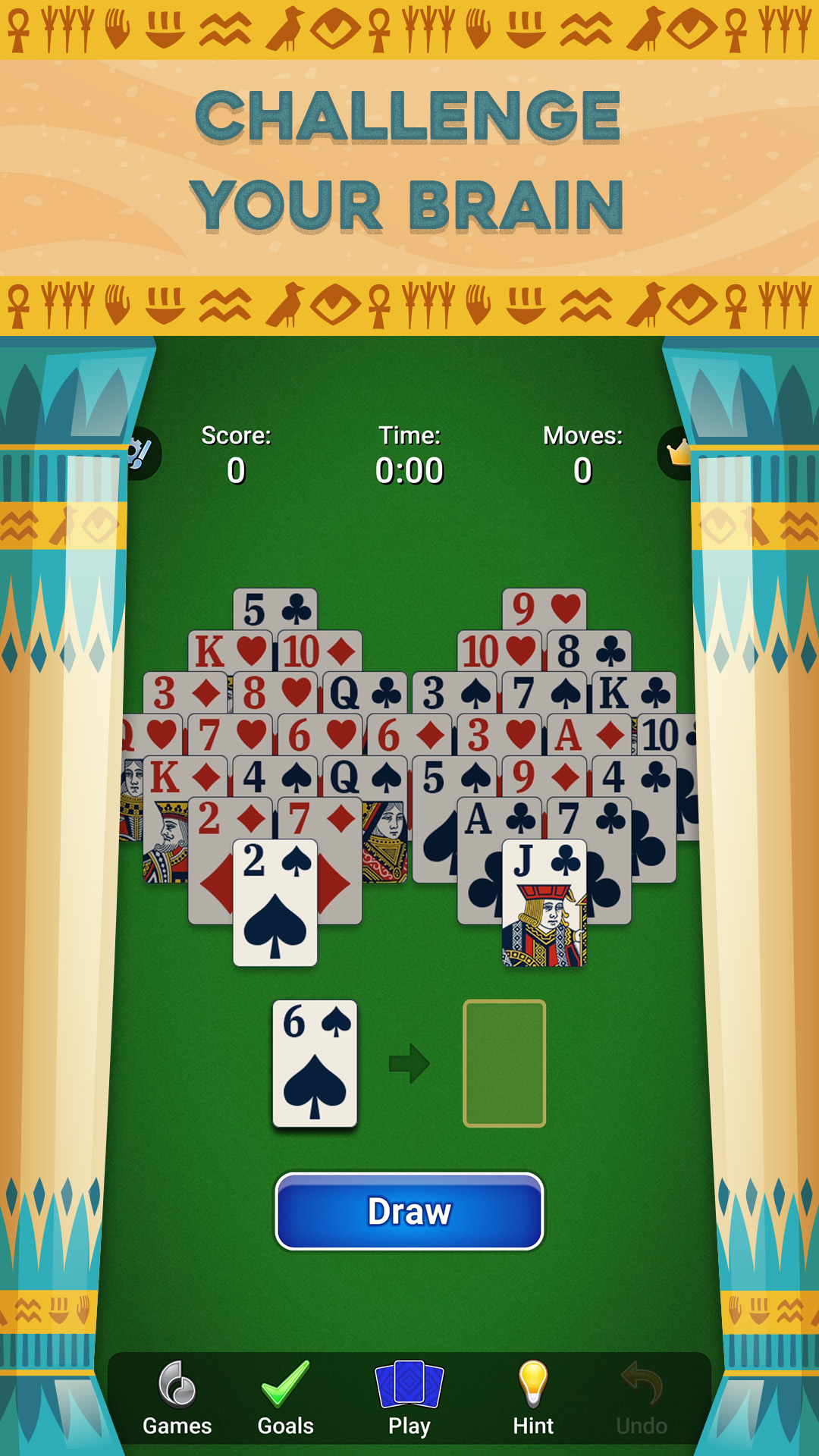 اسکرین شات 5 بازی Pyramid Solitaire - Card Games