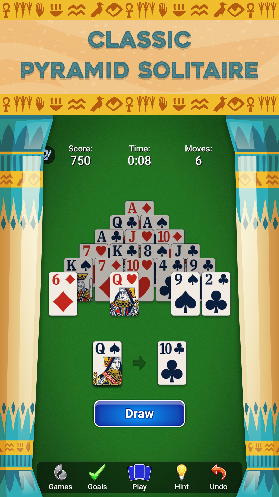 اسکرین شات 3 بازی Pyramid Solitaire - Card Games
